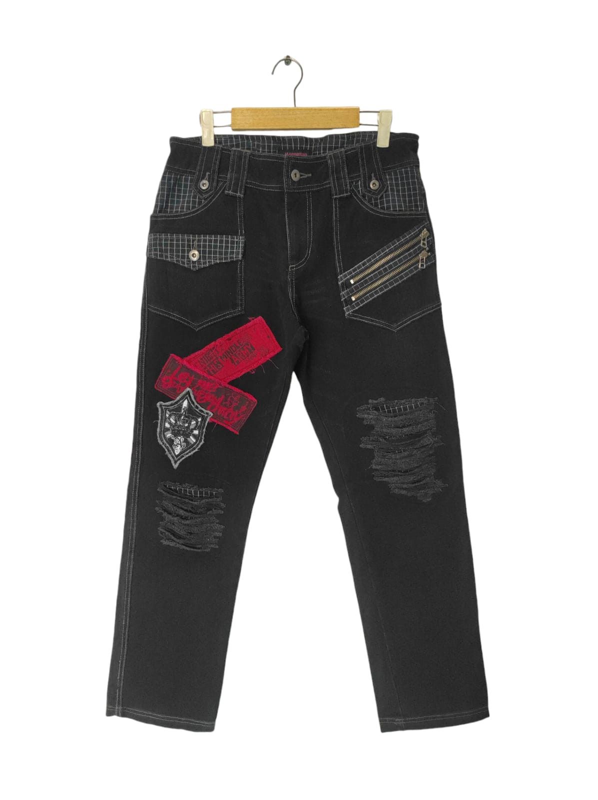 Hysteric Glamour Vintage Algonquins Punk Bondage Ankle Zip RARE Pant Size US 30 / EU 46 - 1 Thumbnail