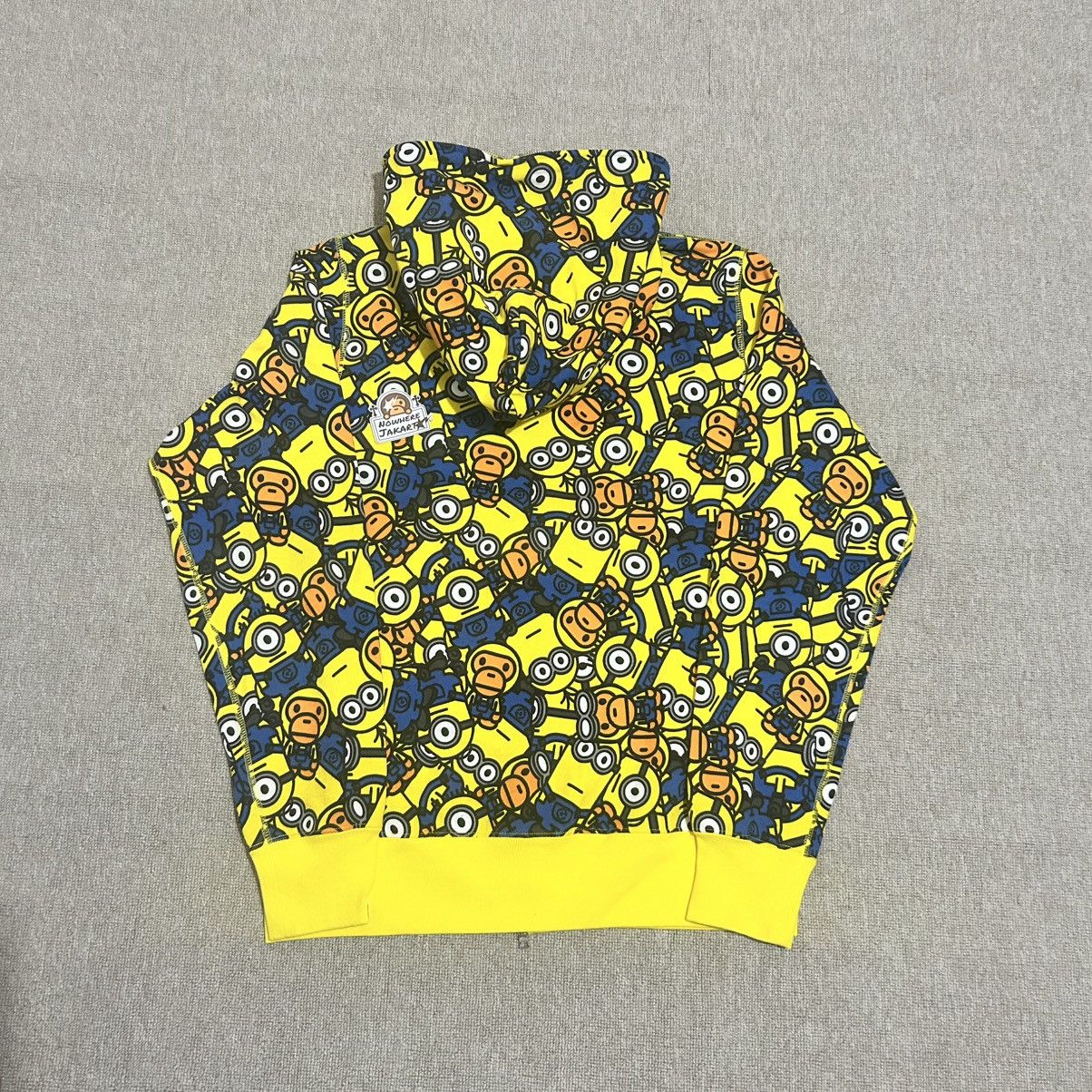 Bape Bape x Minion Full Zip Hoodie Size US L / EU 52-54 / 3 - 6 Thumbnail