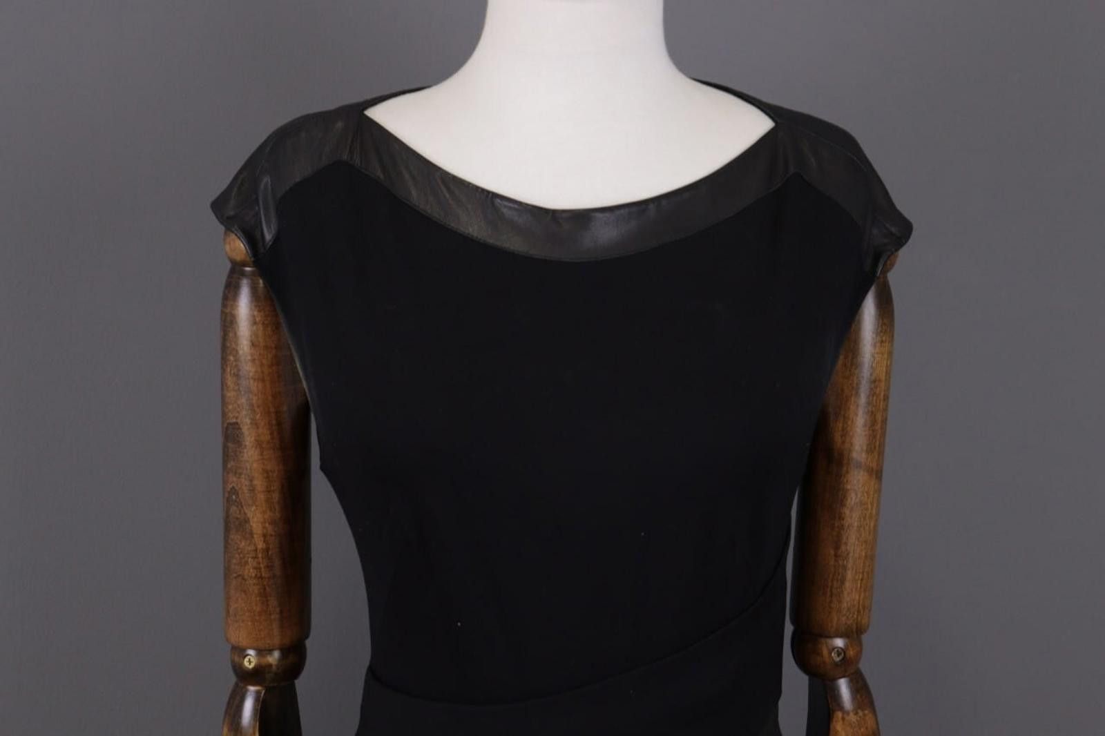 The Kooples The Kooples Black Bodycon A-Line Tank Short Dress Size 34 Size M / US 6-8 / IT 42-44 - 2 Thumbnail