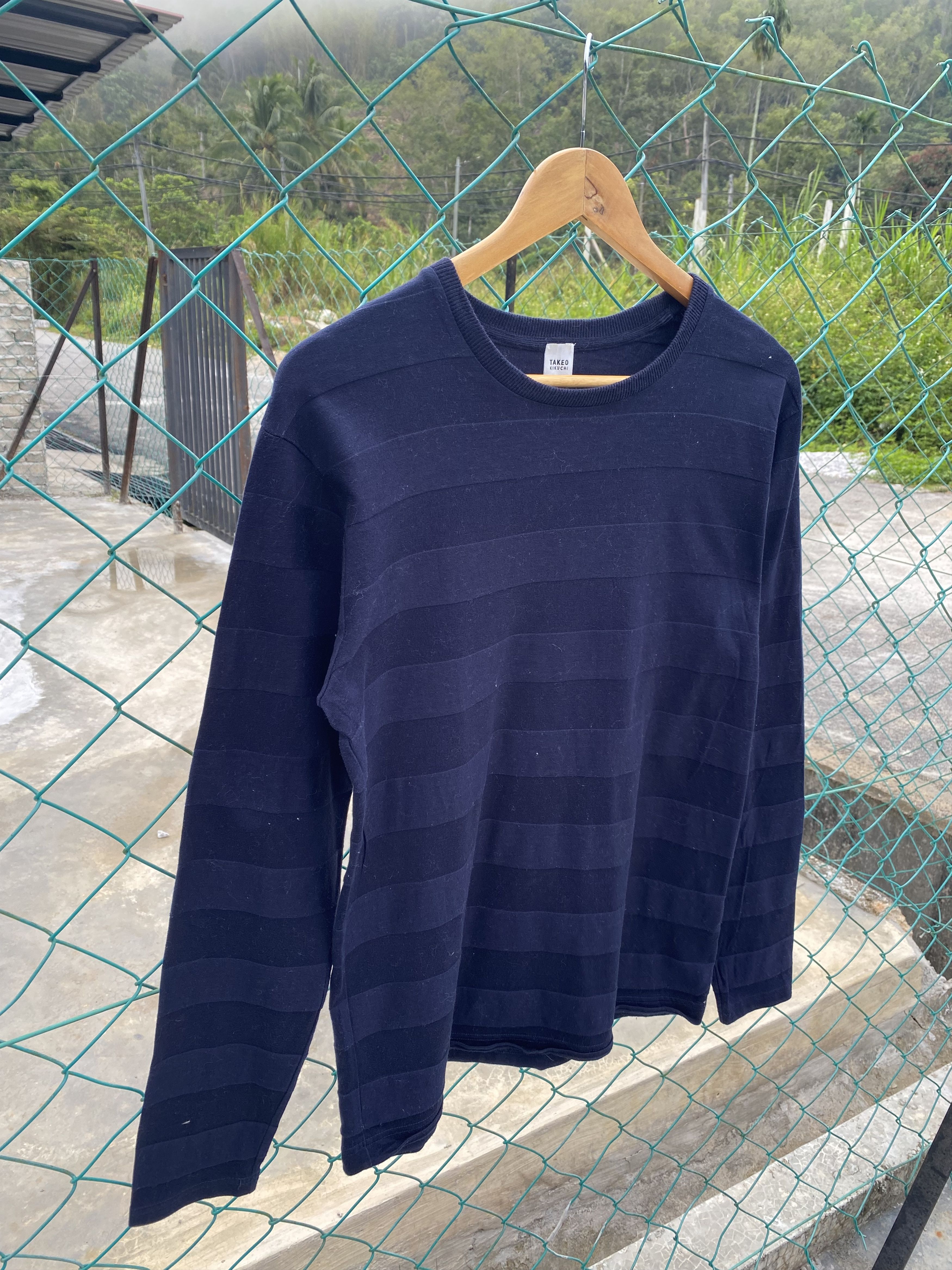 If Six Was Nine × Japanese Brand × Takeo Kikuchi Takeo Kikuchi breton striped long sleeve tshirt Size M / US 6-8 / IT 42-44 - 3 Thumbnail