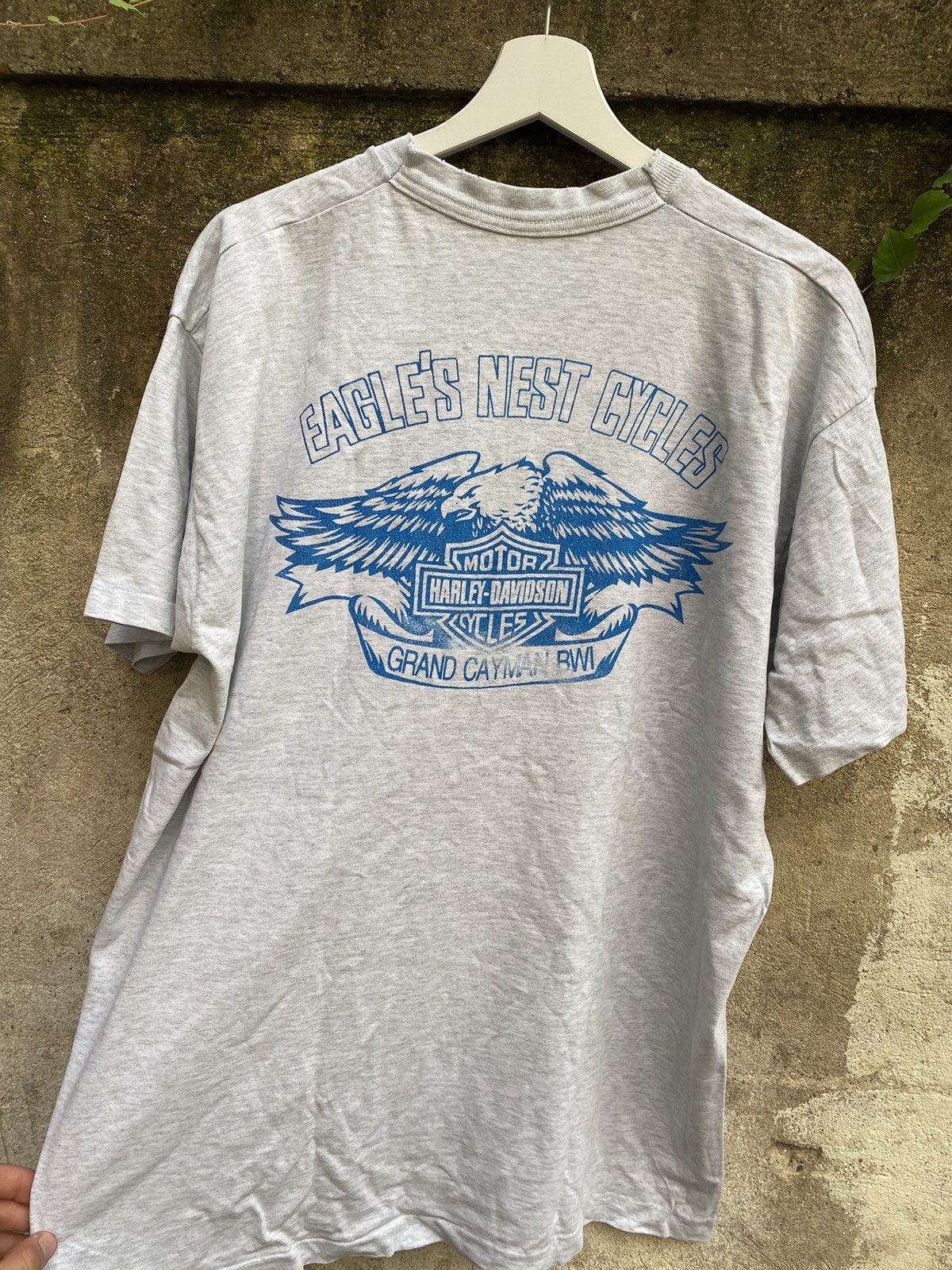Harley Davidson × Vintage Vintage 80s Harley Davidson Wild and Free Wolf Tee Size US XL / EU 56 / 4 - 5 Thumbnail