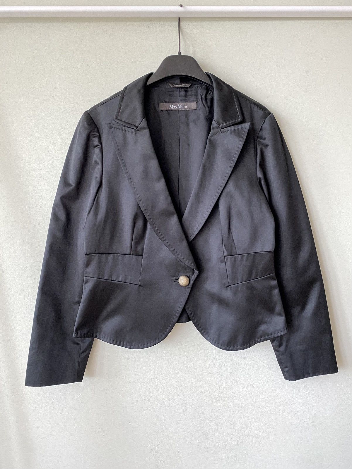 Max Mara Max Mara Archive top blazer jacket Size L / US 10 / IT 46 - 1 Thumbnail