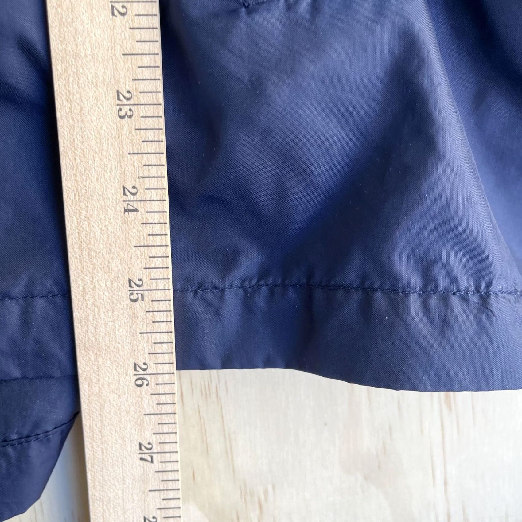 Lands' End Lands' End Jacket Mens XL Blue Nylon Hooded Anorak Pullover Windbreaker Jacket/Coat Short XL Mens Womens Boys Girls Size US XL / EU 56 / 4 - 5 Thumbnail