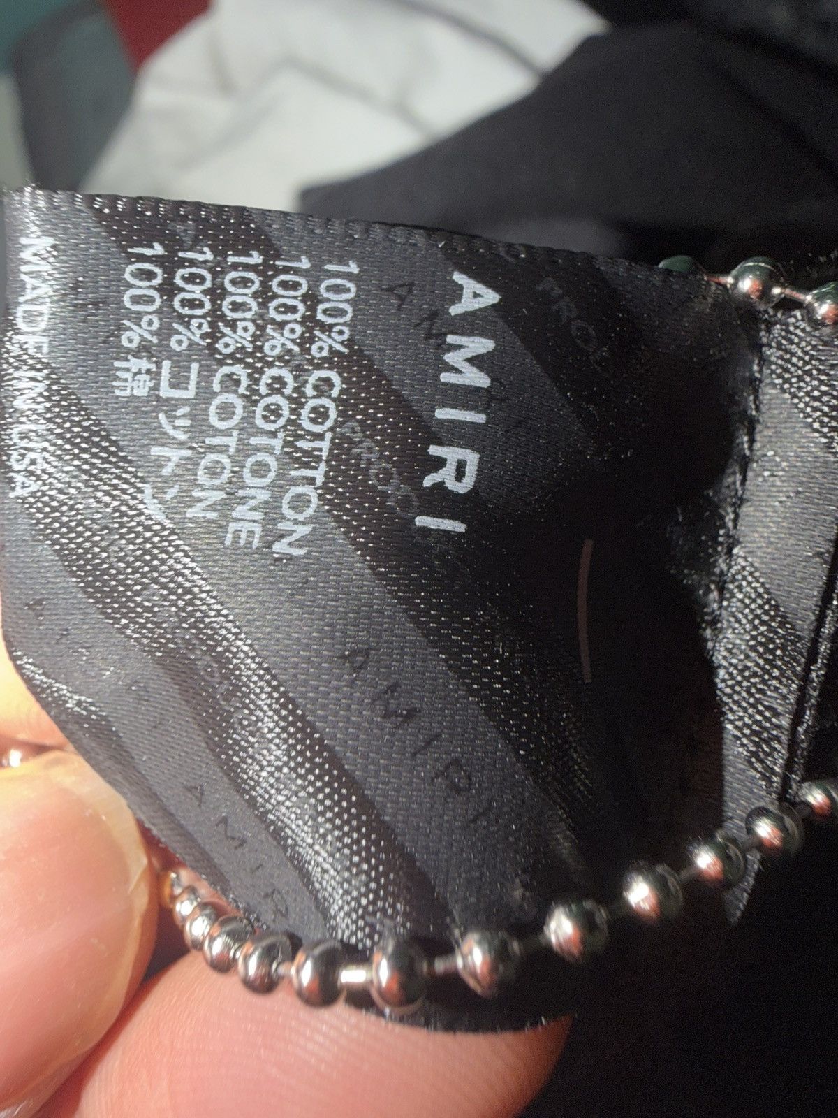 Amiri Amiri 22 mesh tee Size US S / EU 44-46 / 1 - 4 Thumbnail
