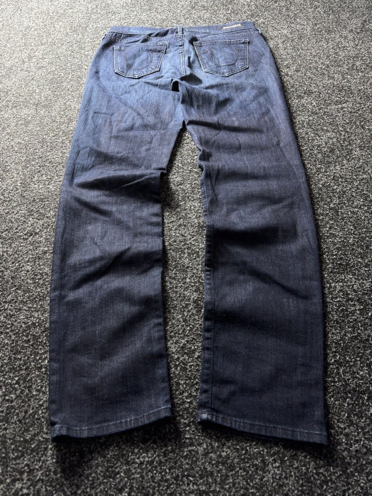 True Religion Y2K 00s True Religion Women’s Dark Wash Stretch Denim Jeans Size 31" - 1 Thumbnail