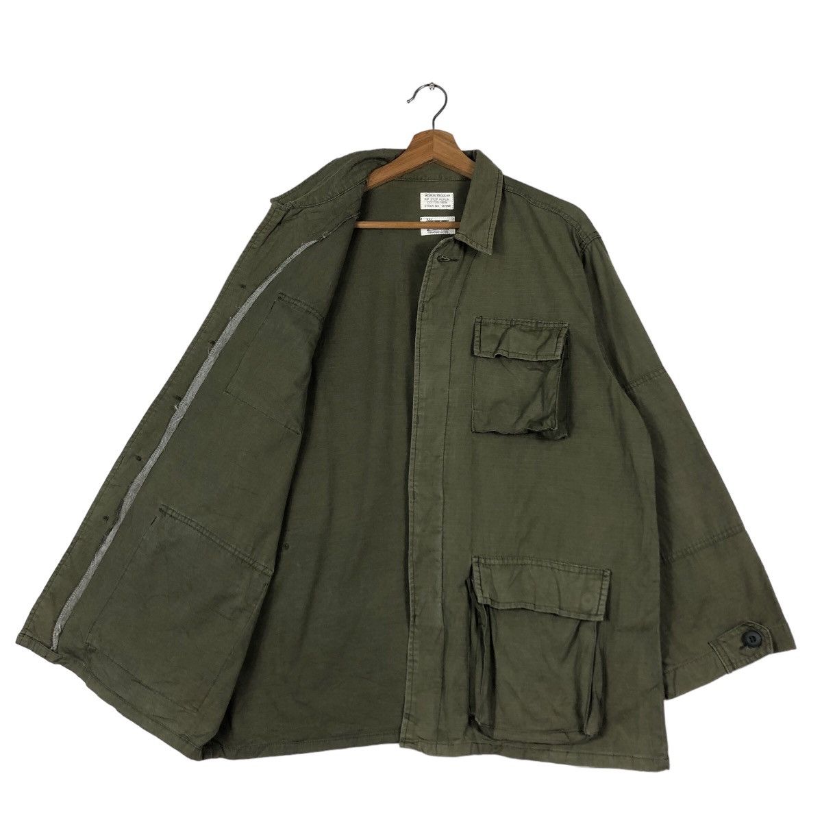 Toyo Enterprises Vintage Caego Jacket Military Rip Stop Poplin Multi Pockets Size US M / EU 48-50 / 2 - 11 Thumbnail
