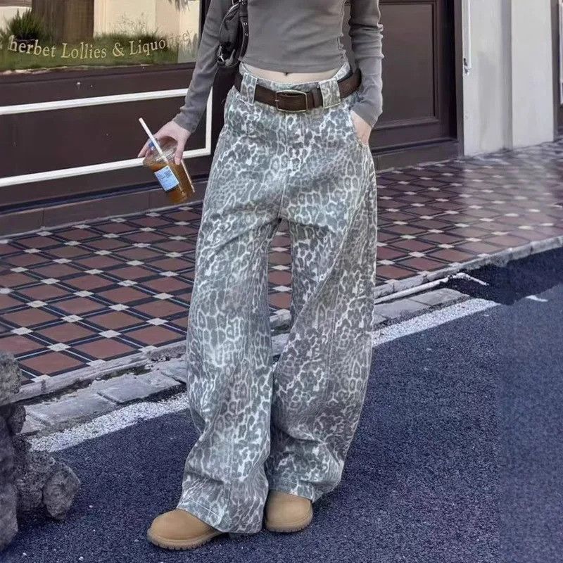 Jean Leopard Streetwear Jeans Size US 32 / EU 48 - 4 Thumbnail