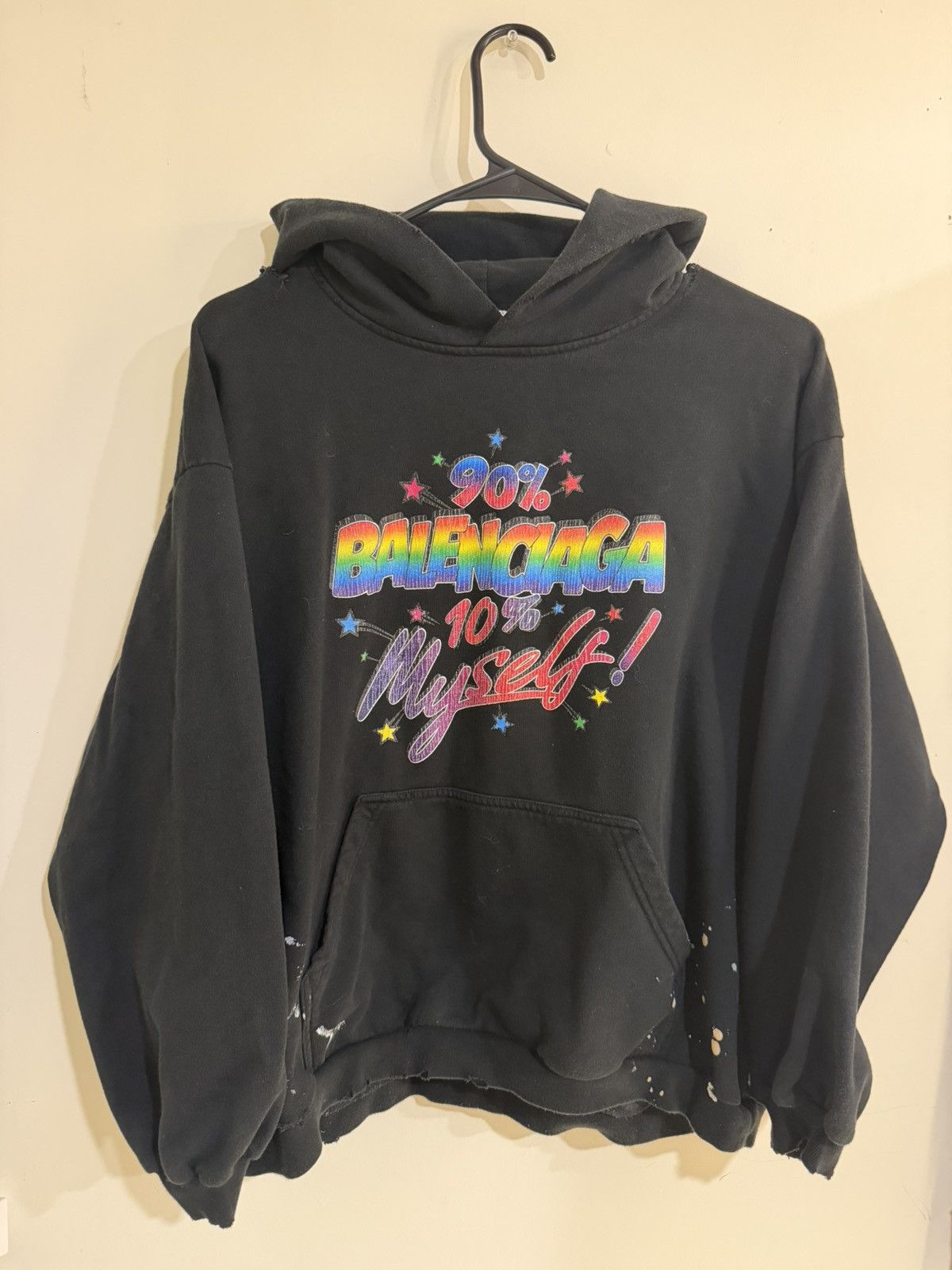 Balenciaga 90% Balenciaga 10% Myself Hoodie | Grailed