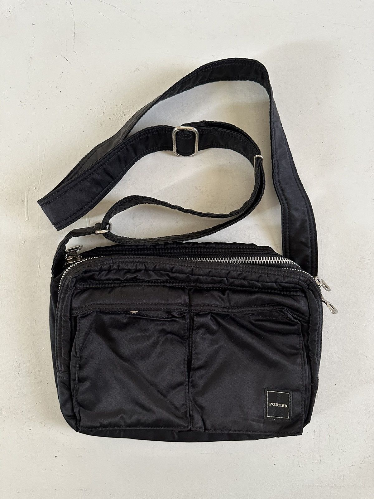 image of Porter Yoshida Co Porter Tanker Shoulder Bag in Black, Men's