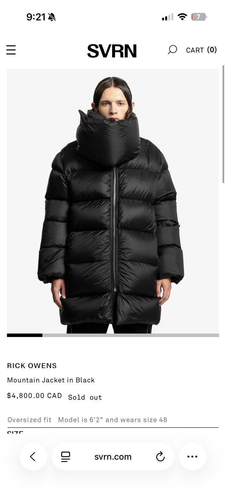 Rick Owens Rick Owens Mountain Jacket Size US M / EU 48-50 / 2 - 6 Thumbnail