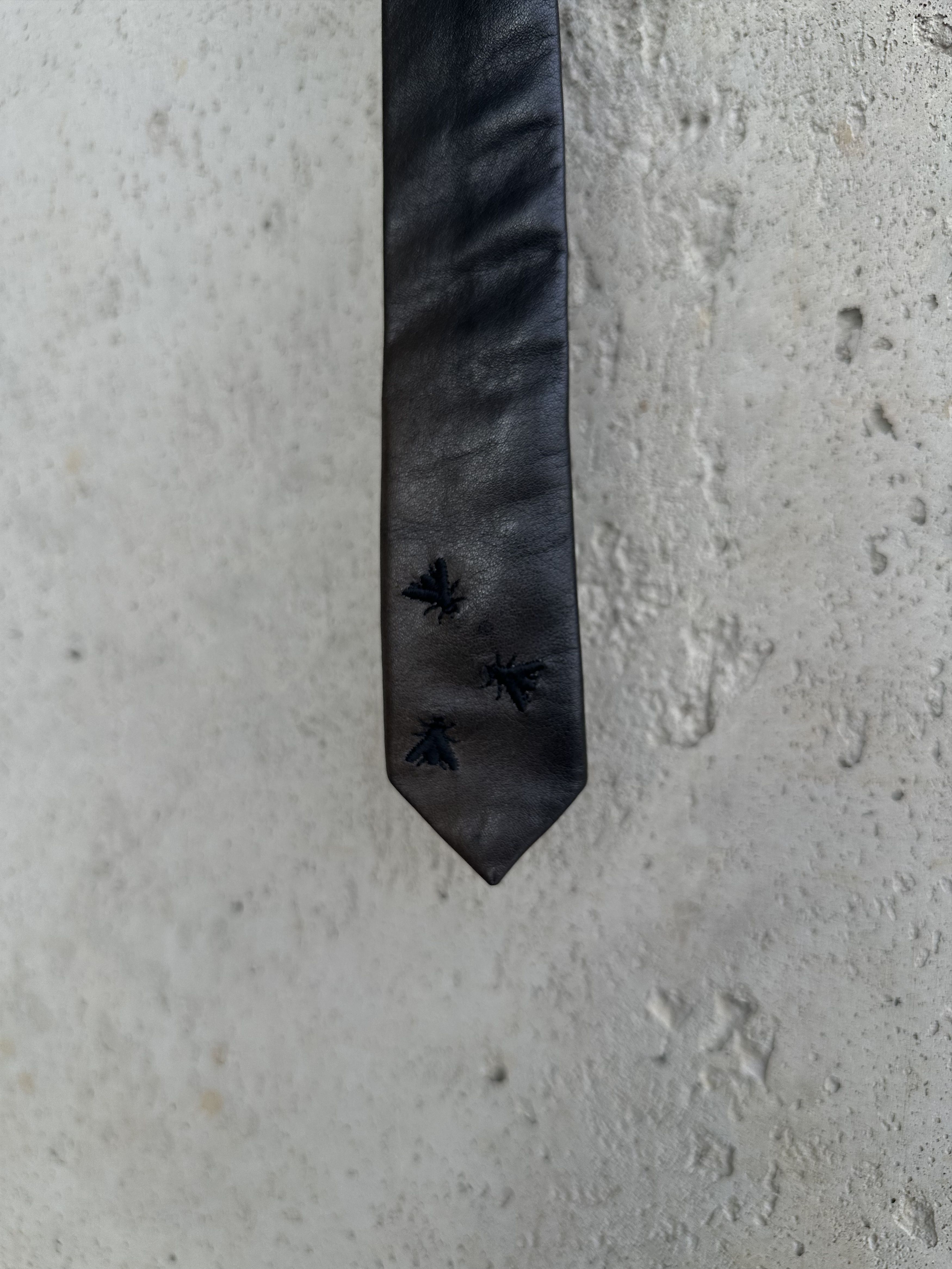 Undercover AW06 'Guru Guru' Insect Bug Leather Tie Size ONE SIZE - 2 Thumbnail