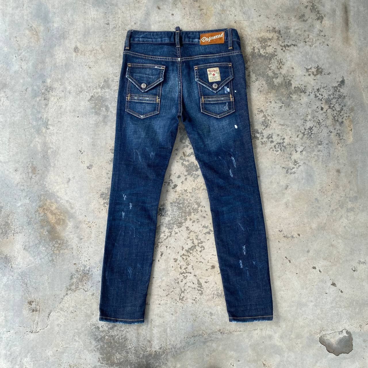 Dsquared2 DSQUARED2 DISTRESSED PAINTED JEAN SIZE 36 MADE IN ITALY Size 30" / US 8 / IT 44 - 2 Thumbnail