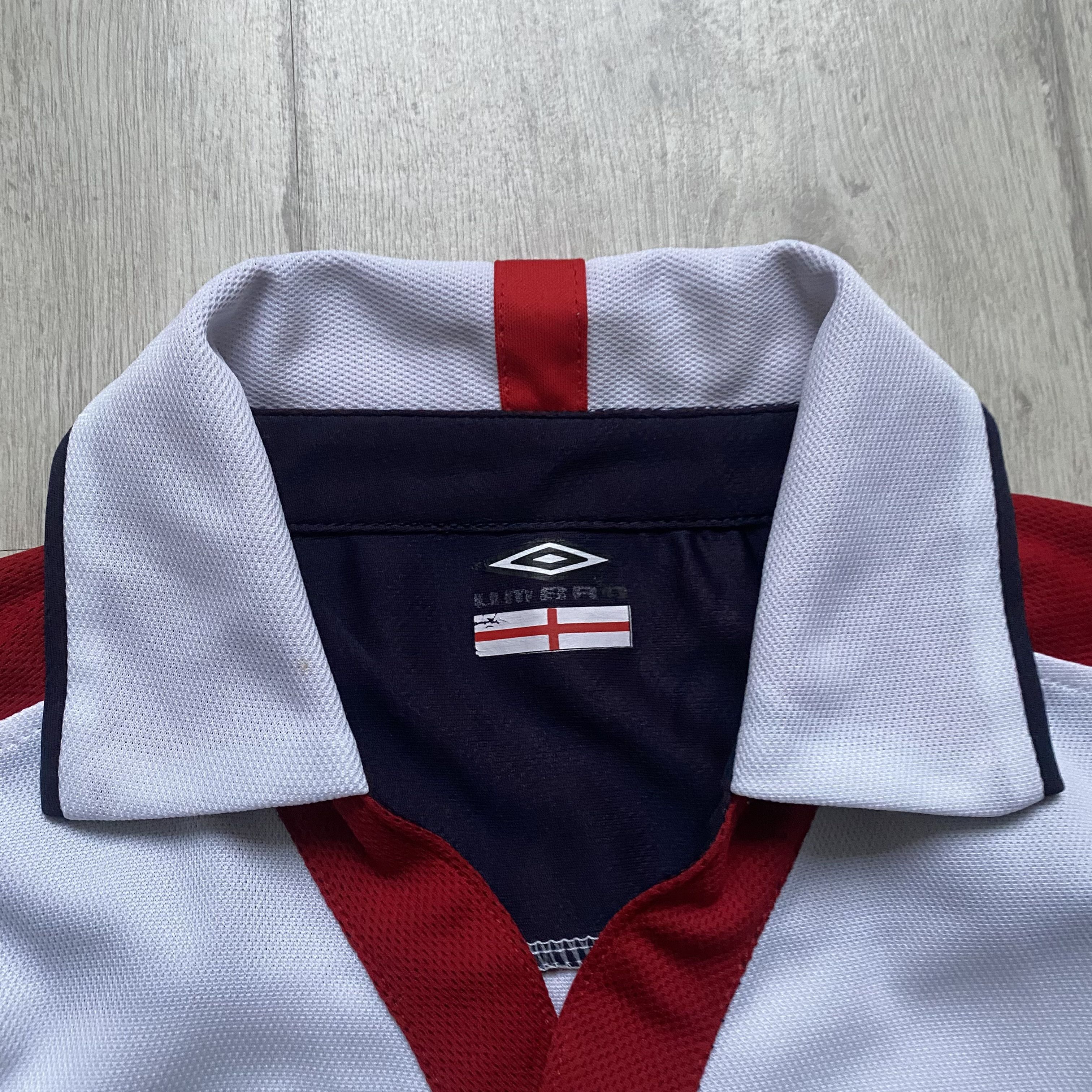 Umbro ⚽️ Vintage 90s Umbro England Soccer jersey Center logo Size US L / EU 52-54 / 3 - 4 Thumbnail