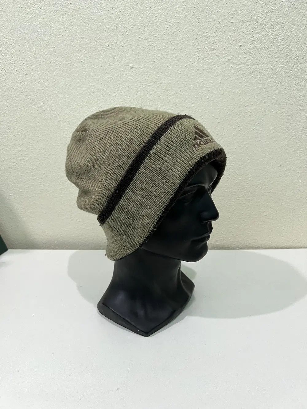 Adidas Vintage adidas Beanie Hat Size ONE SIZE - 4 Thumbnail