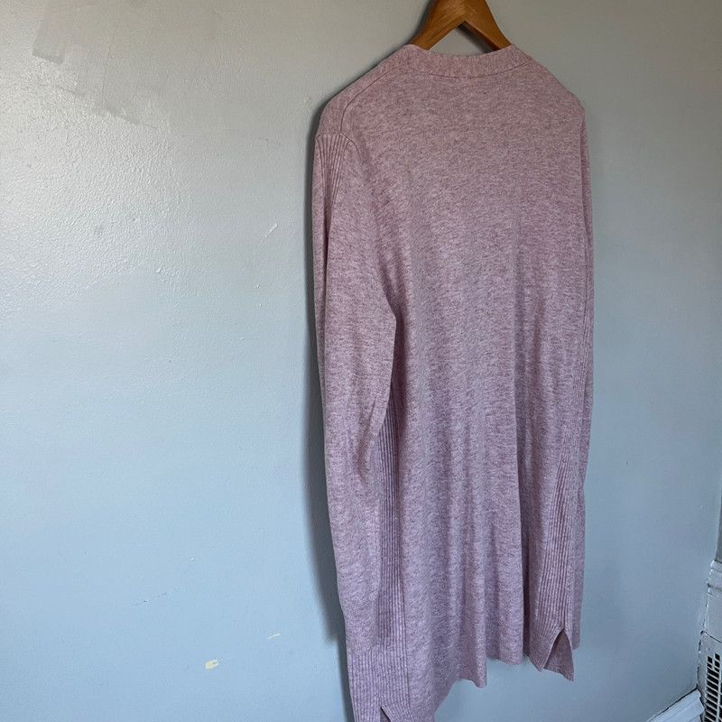 Matthew Miller Matty M Women's Open-Front Cardigan Heather Blush Medium Size M / US 6-8 / IT 42-44 - 3 Thumbnail