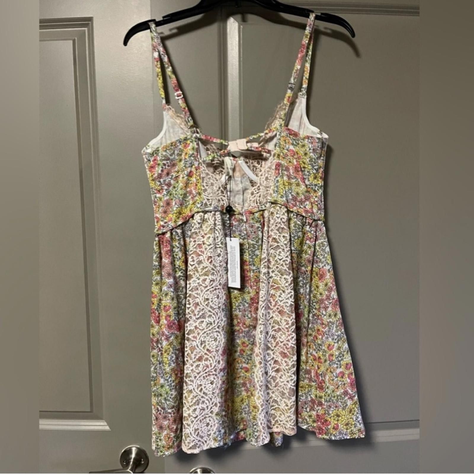 Other NWT Rare For Love and Lemons FL&L Esme Mini Dress Size Large Size L / US 10 / IT 46 - 4 Thumbnail
