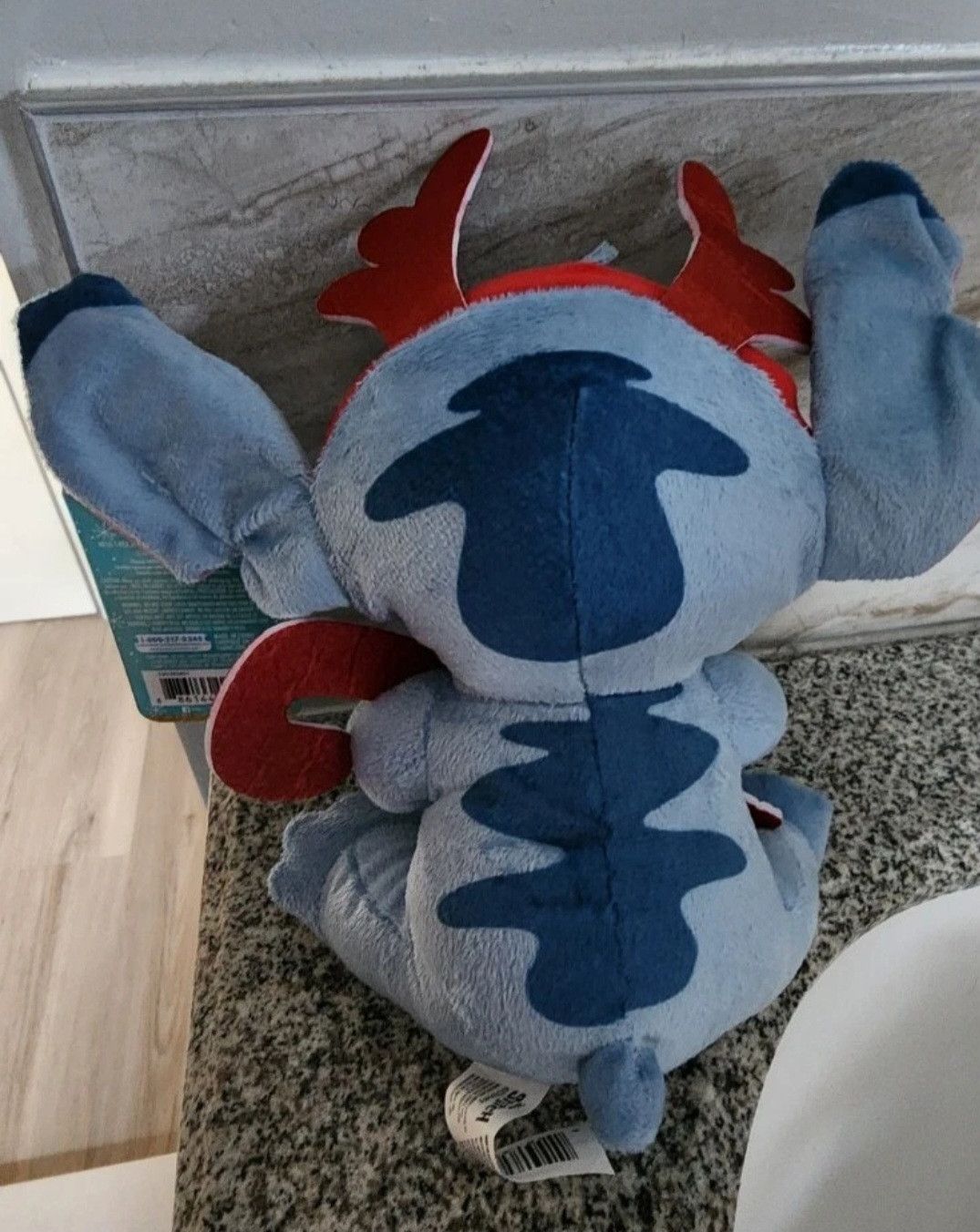 Disney NWT Disney Stitch Holiday Plush 7.8in Size ONE SIZE - 2 Thumbnail