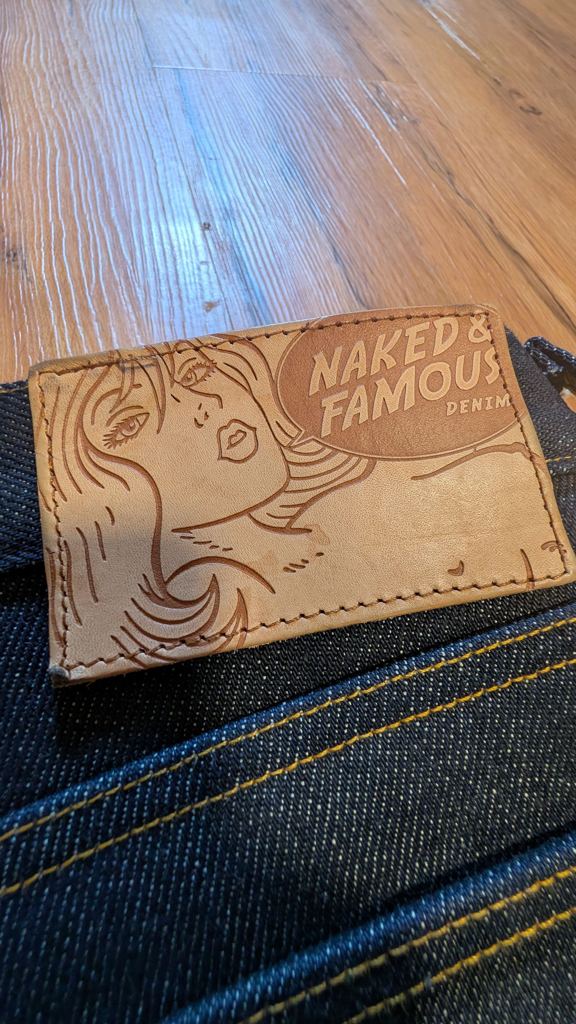 Naked & Famous Elephant 14 - Dirty Elephant Selvedge Weird Guy Size US 36 / EU 52 - 4 Thumbnail