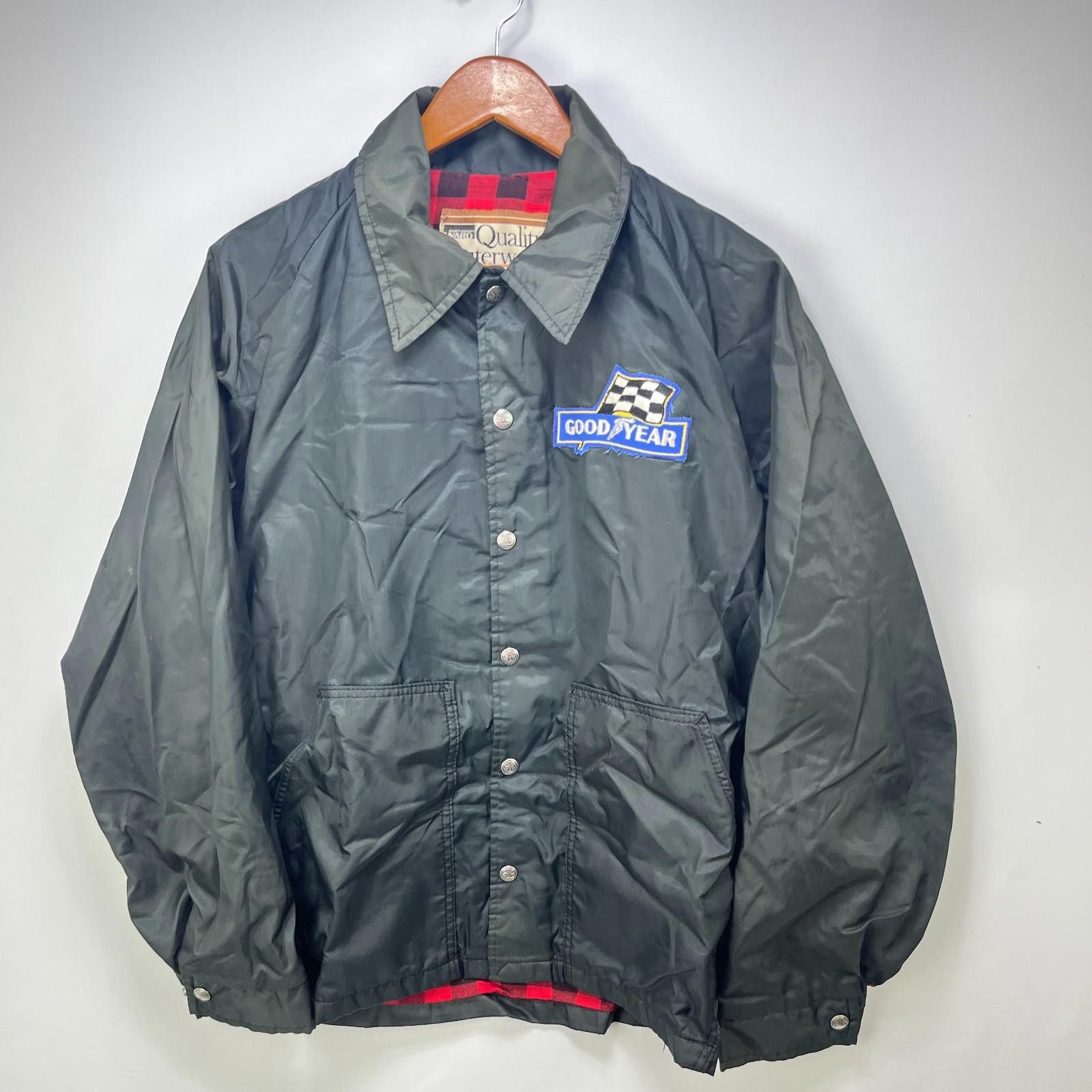 Vintage 90s Goodyear Racing NASCAR Bomber Jacket Medium