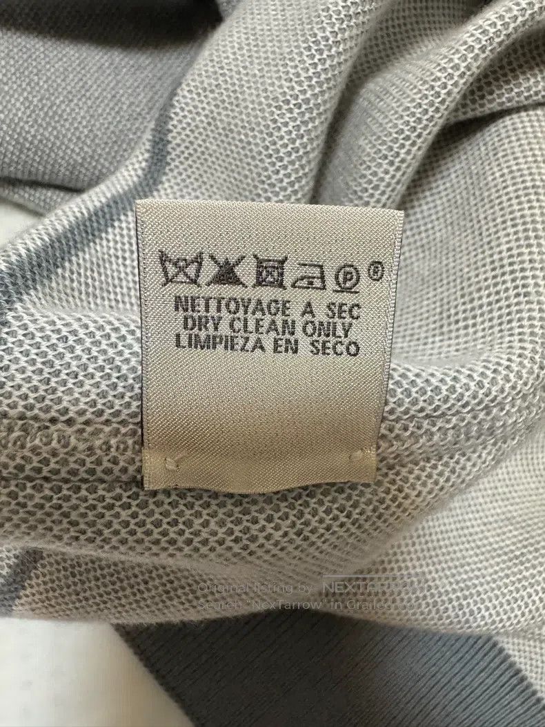 Hermes Hermes Cashmere short-sleeve raglan sleeve 60% Cashmere+40 Size US L / EU 52-54 / 3 - 7 Thumbnail