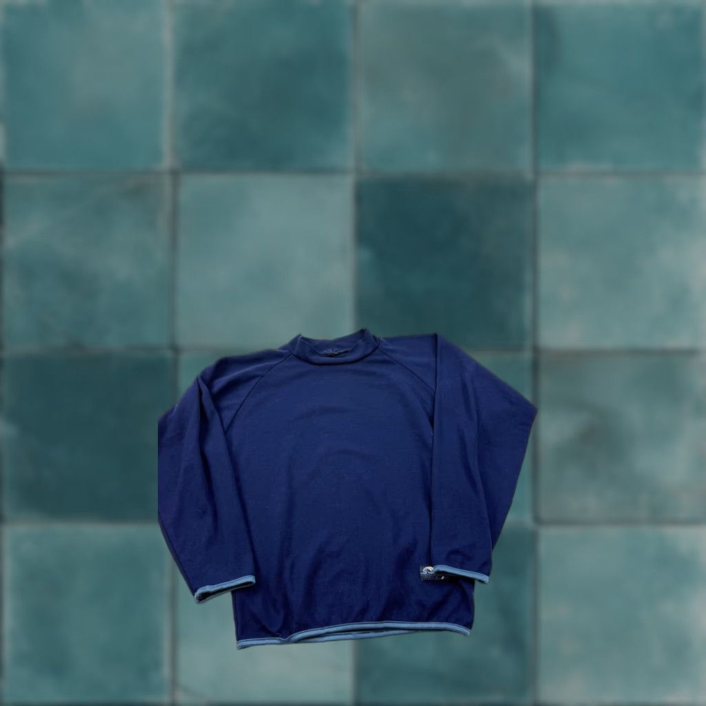 Vintage Stohlquist WaterWare Pullover Mens Small Blue Polartec Fleece Mock Neck Raglan Sleeve Casual Pullover USA Size US S / EU 44-46 / 1 - 1 Thumbnail