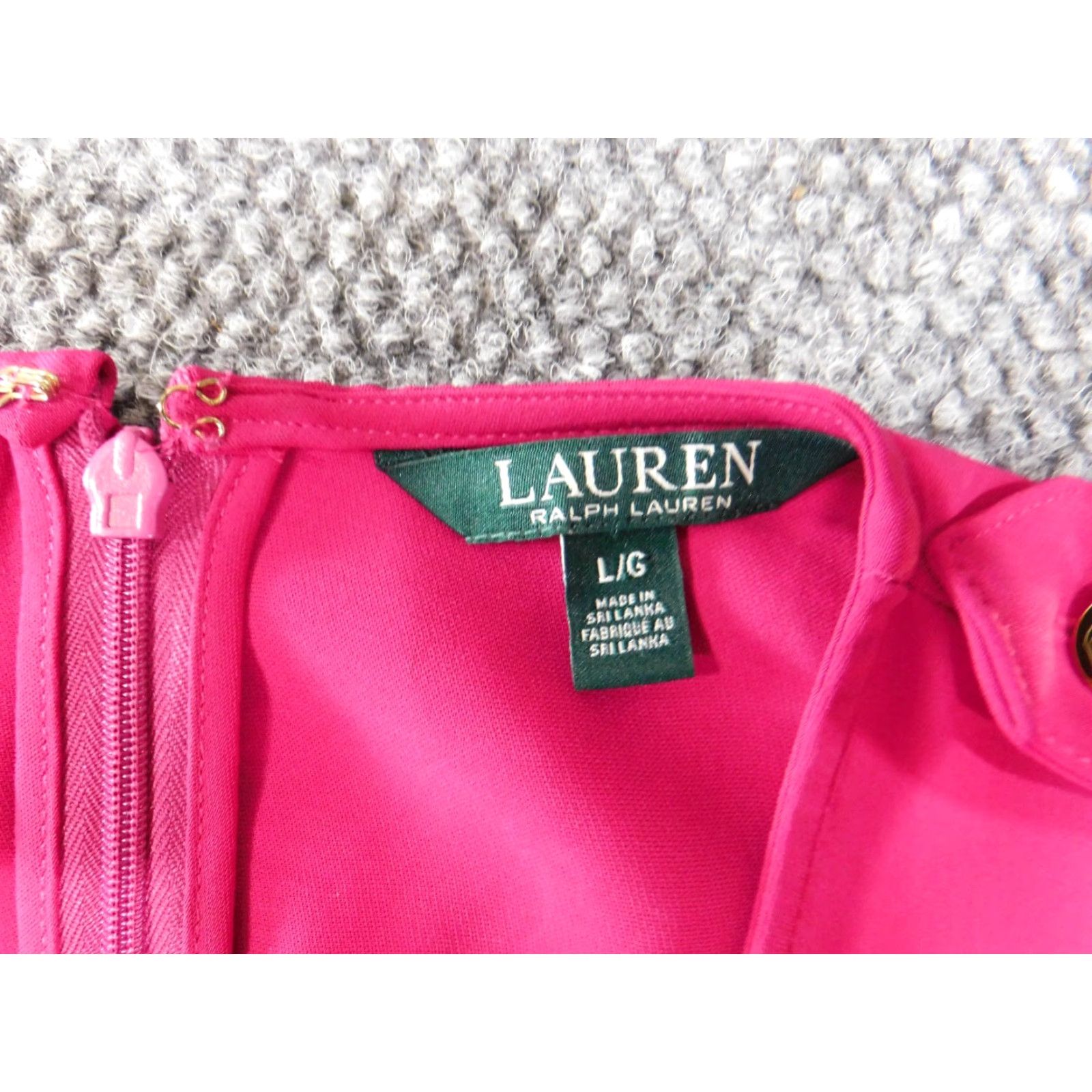 Ralph Lauren Lauren Ralph Lauren Blouse Women's L Pink Knit Cotton Long Sleeve Round Neck Pullover Formal Casual Size L / US 10 / IT 46 - 5 Thumbnail