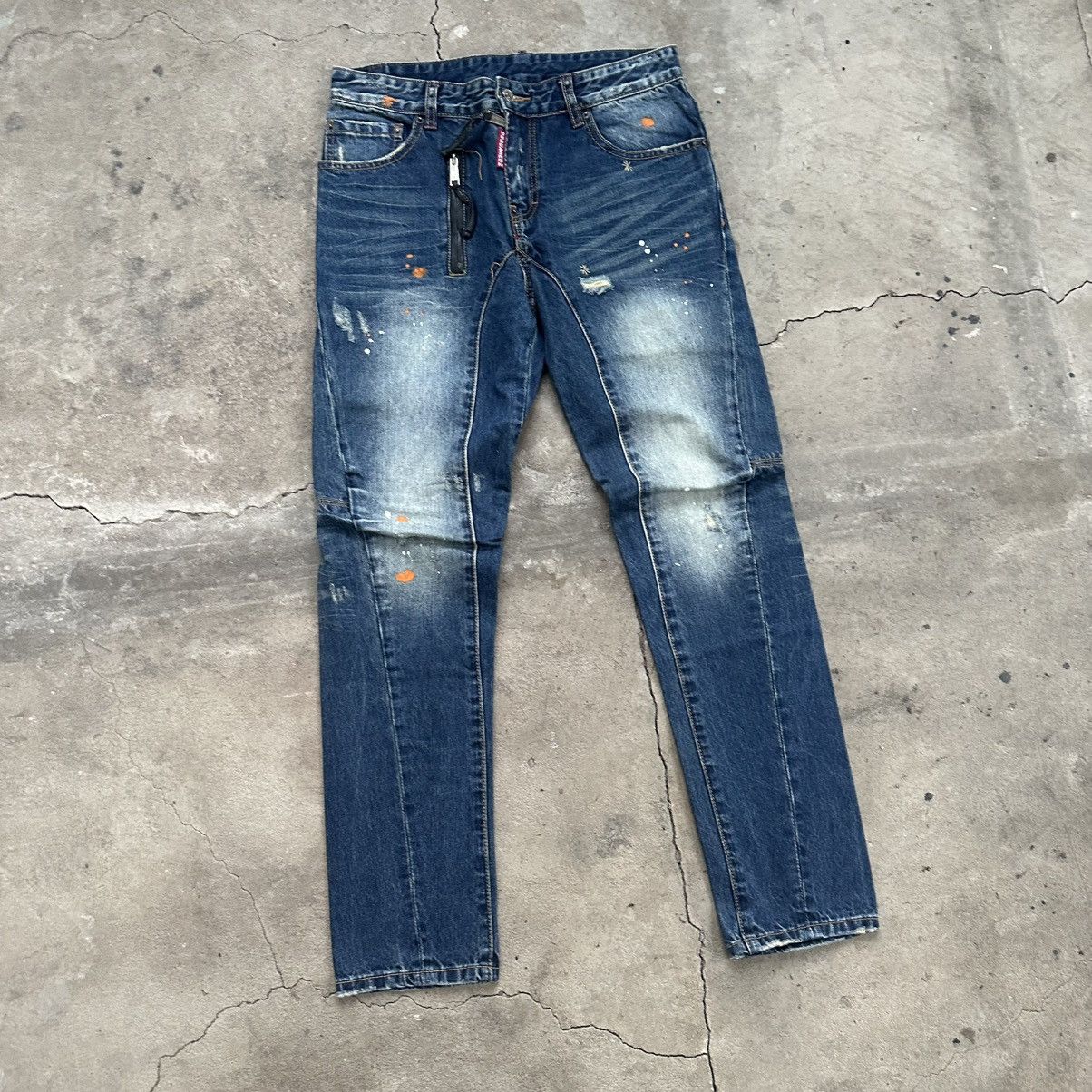 Dsquared2 Vintage Dsquared2 2015 Luxury Denim Jeans Made In Italy Size US 30 / EU 46 - 2 Thumbnail