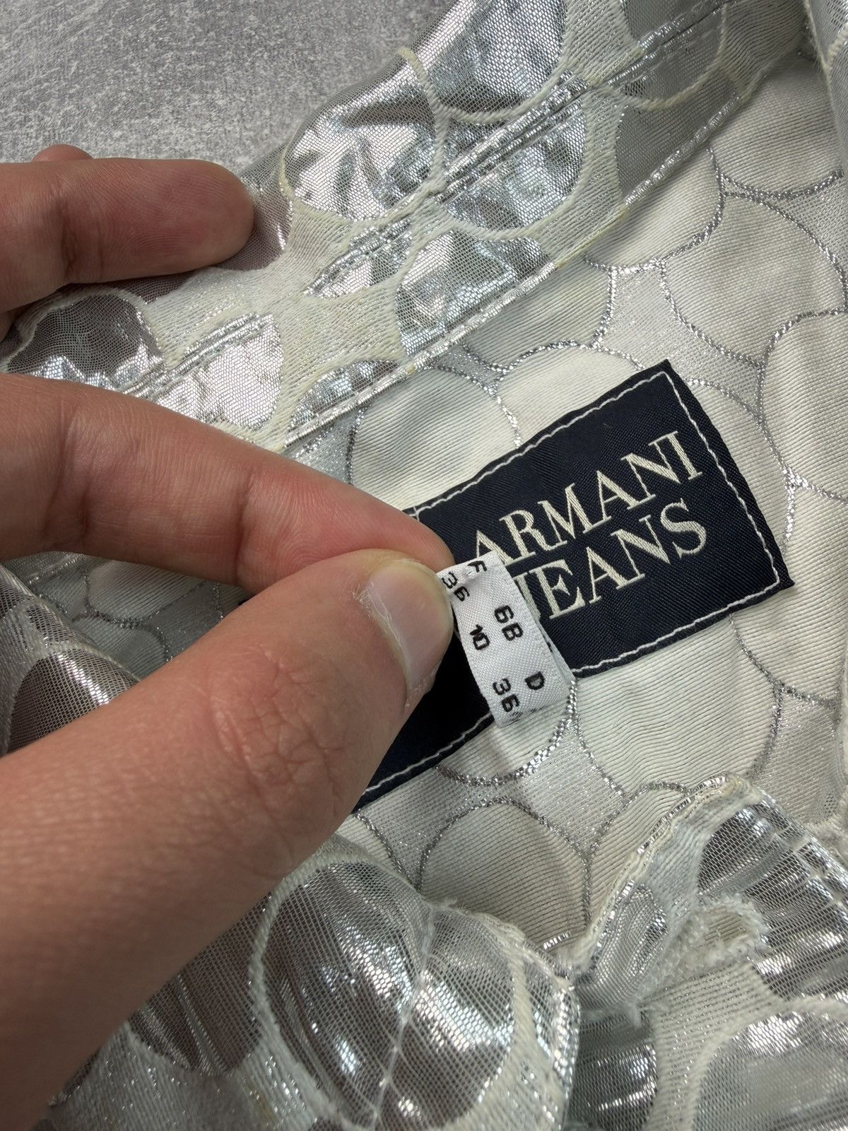 Armani Armani Jeans Vintage Cotton Jacket Size S / US 4 / IT 40 - 7 Thumbnail