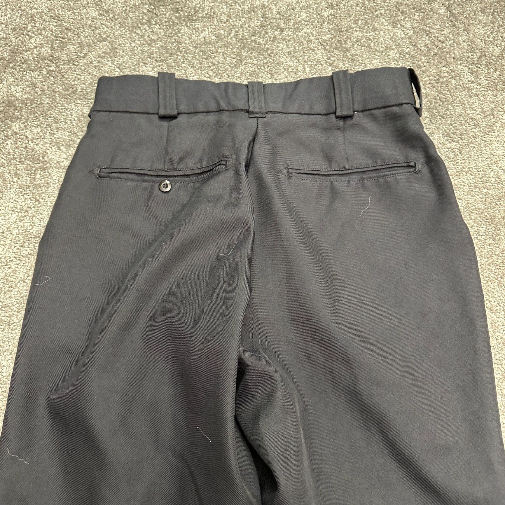 Vintage Tact Squad Pants Mens 30x30 Dark Navy Flat Front Straight Leg Dress Pants Casual Workwear Regular Size 30 Breathable Lightweight Comfort Size US 30 / EU 46 - 3 Thumbnail