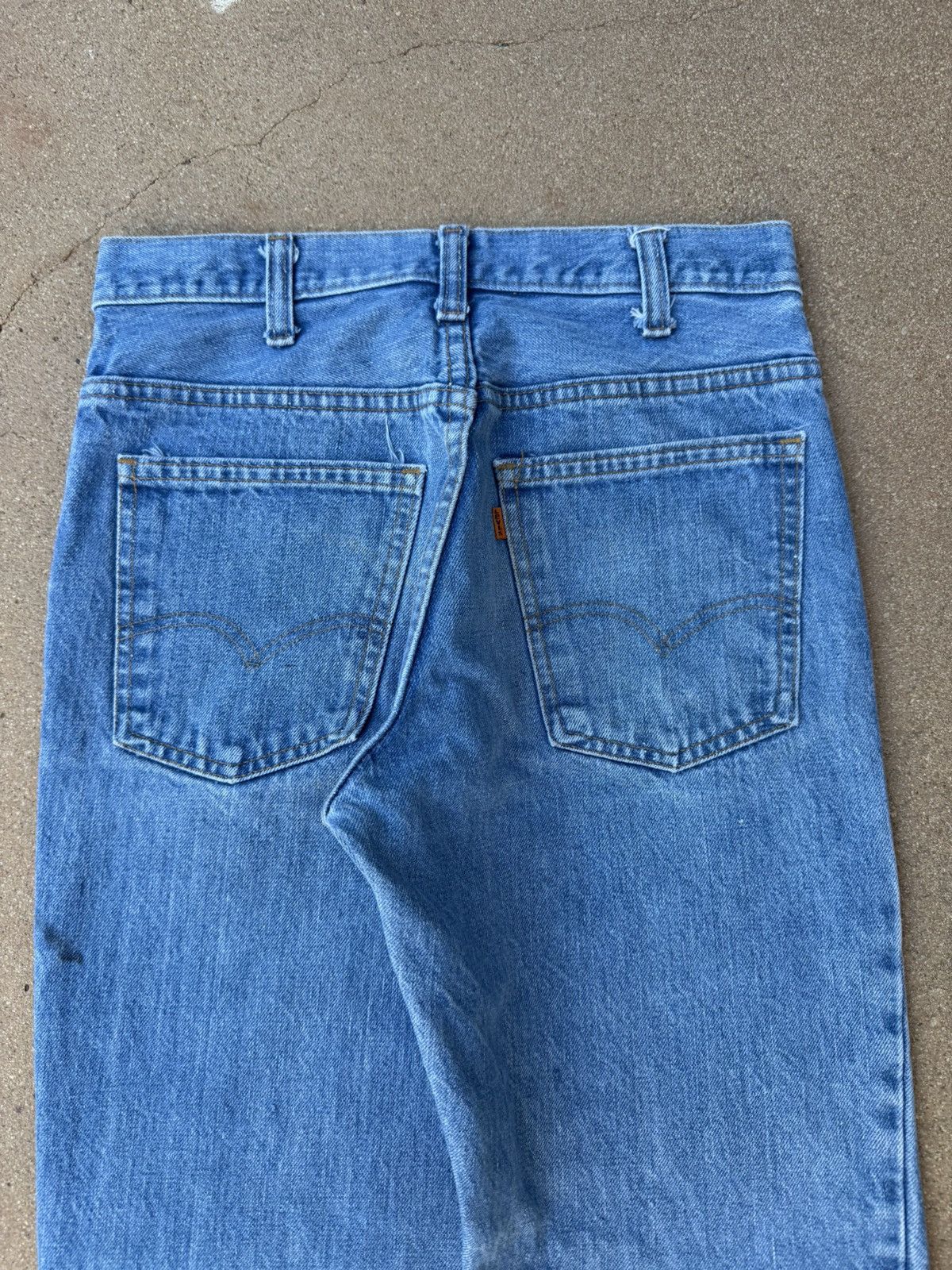 Levi's Vtg 70’s Levi’s 646 Orange Tab Bellbottom Flare Jeans 28x29 Size US 28 / EU 44 - 7 Thumbnail