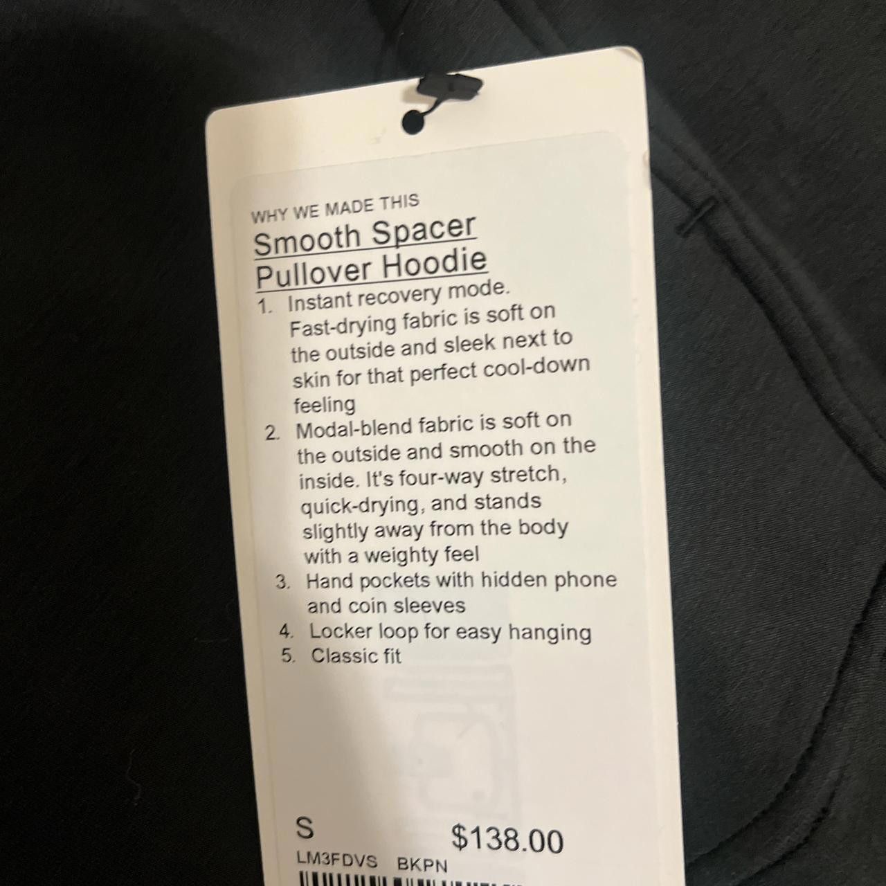 Lululemon New with tags Smooth Spacer Classic-Fit Pullover Hoodie Size US S / EU 44-46 / 1 - 3 Thumbnail