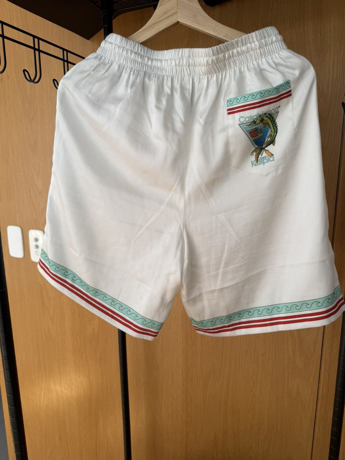Casablanca Casablanca silk shorts caviar kaspia - size S Size US 30 / EU 46 - 4 Thumbnail