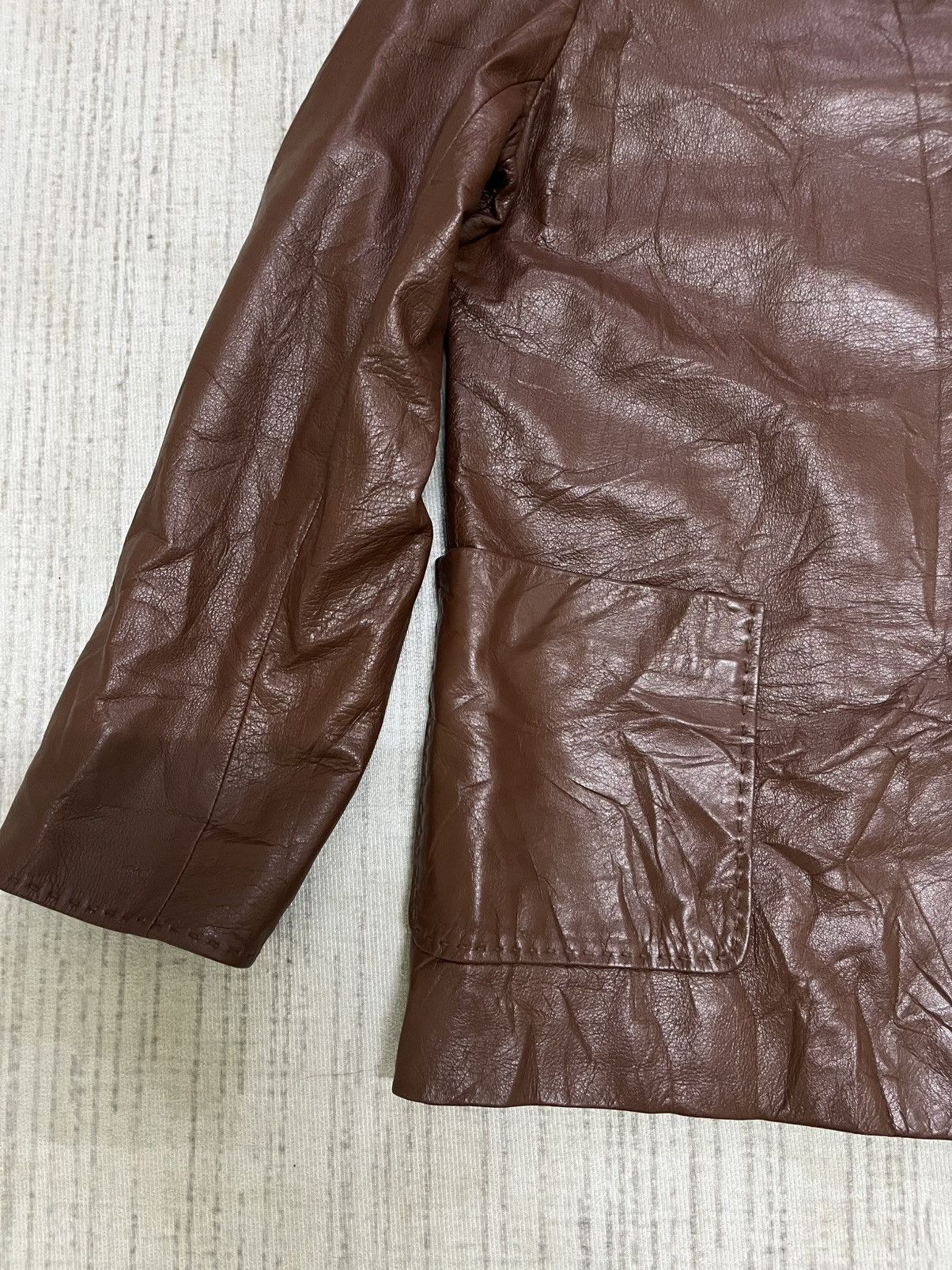Balmain Vintage 80s balmain lambskin jacket Size US M / EU 48-50 / 2 - 2 Thumbnail