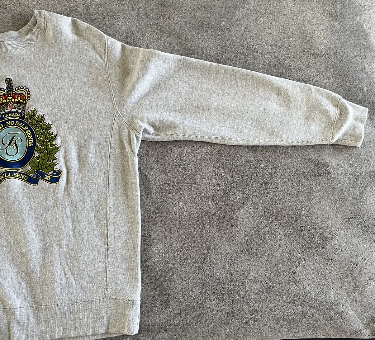 Full Send Full Send Nelk Boys - Canada Sweatshirt 2020 (Grey) Size US M / EU 48-50 / 2 - 4 Thumbnail