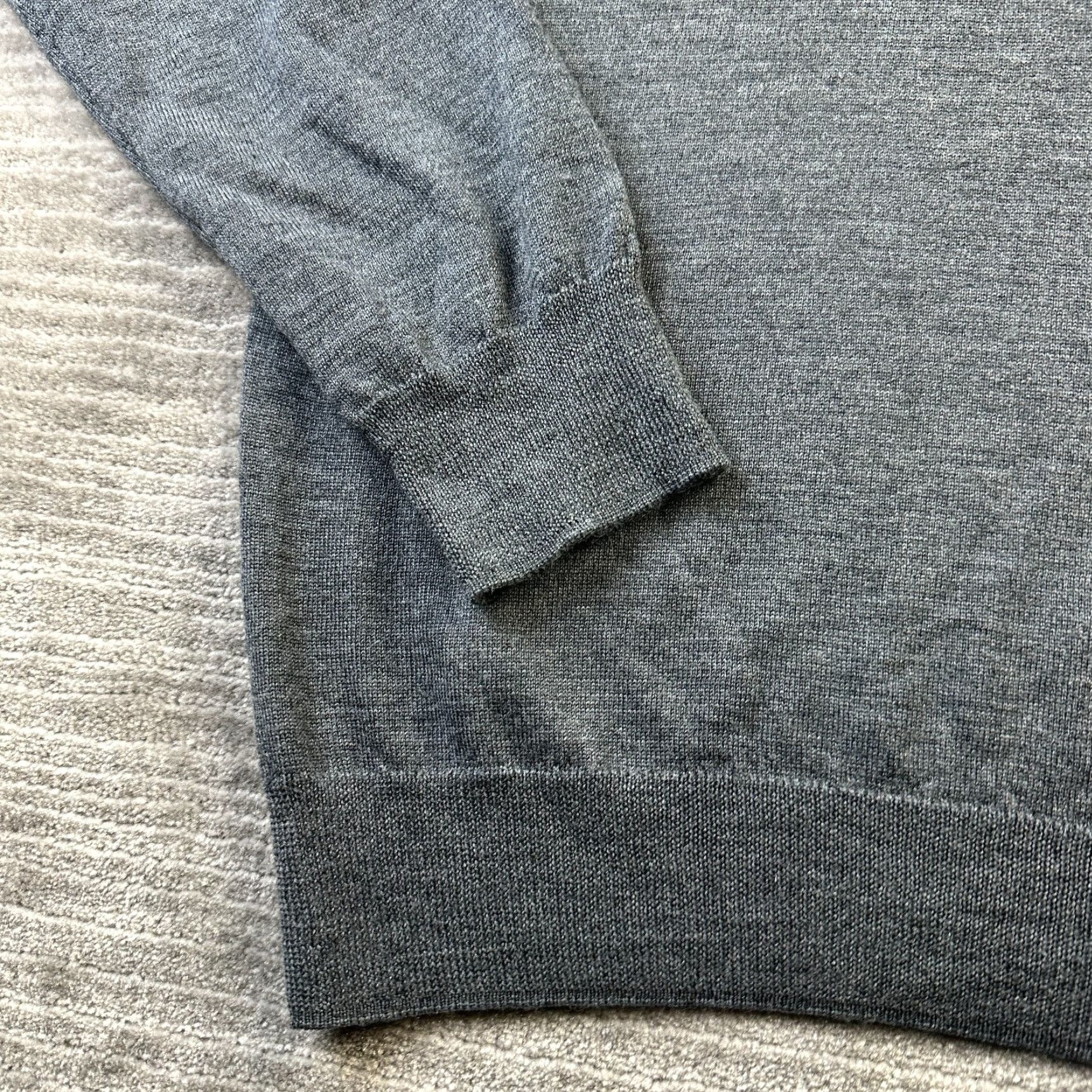 UNTUCKit UNTUCKit Sweater Mens 3XL Gray Knit Merino Wool Pullover Size US XXL / EU 58 / 5 - 3 Thumbnail