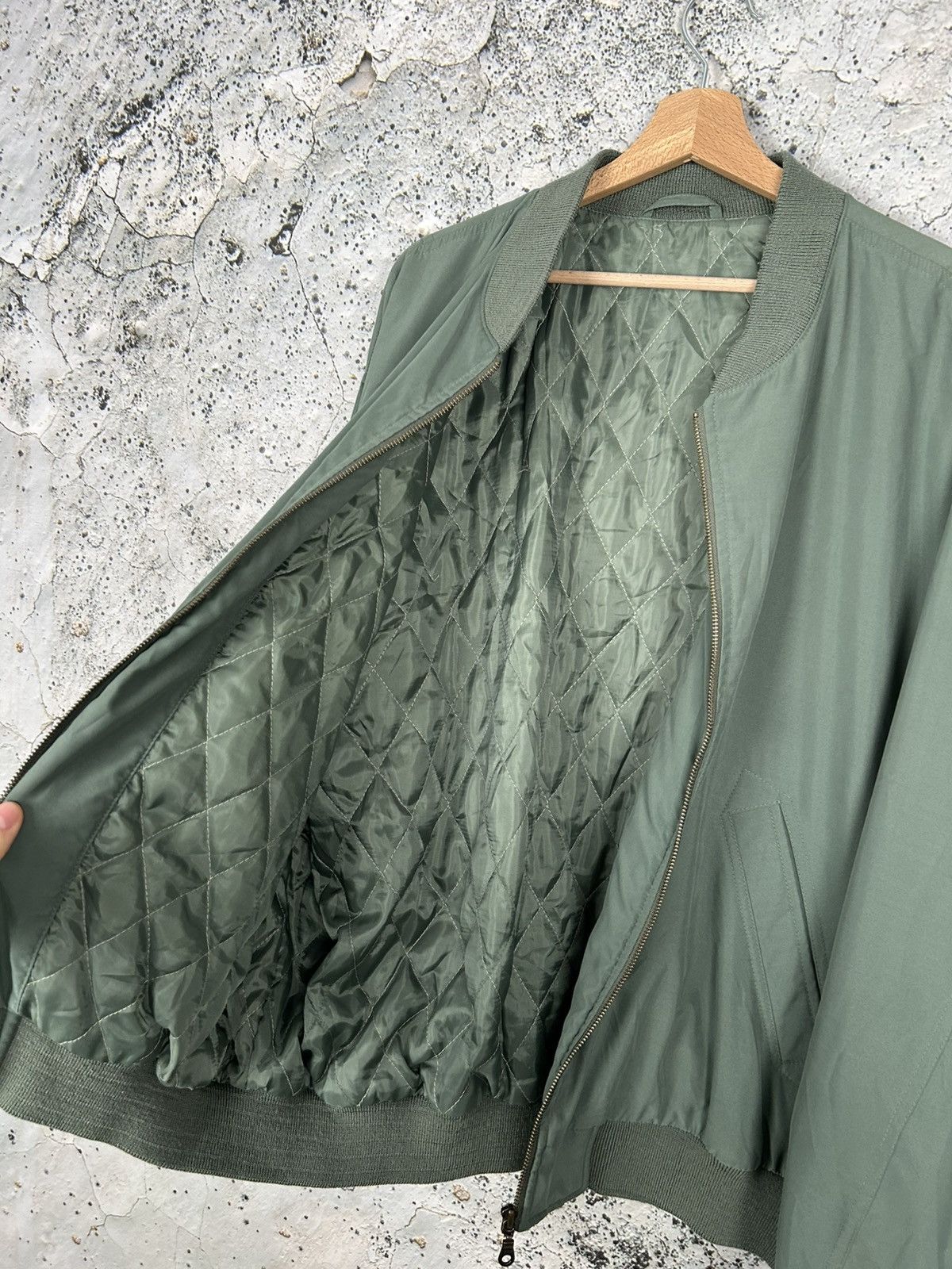Vintage Vintage Green Bomber Military Jacket Outdoor Archive Japan Size US XL / EU 56 / 4 - 4 Thumbnail