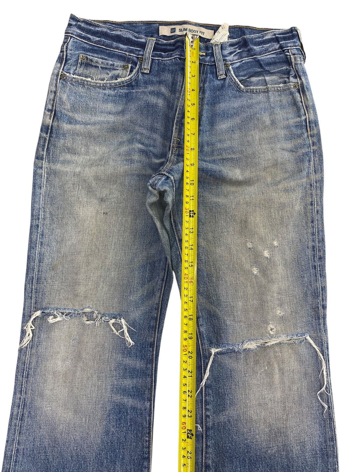 Gap Gap Faded Light Wash Style Bootcut Jeans Size US 32 / EU 48 - 6 Thumbnail
