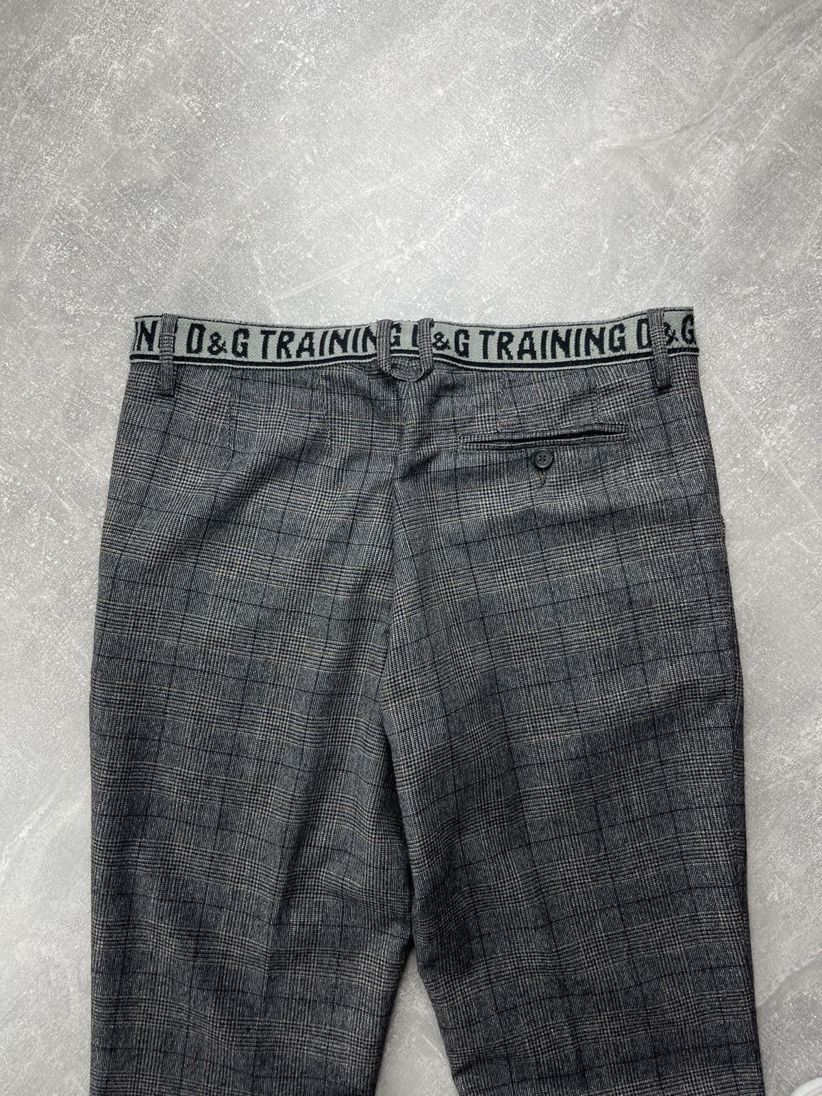 Dolce & Gabbana Dolce & Gabbana D&G Training Grey Plaid Pants Wool 00s Size US 34 / EU 50 - 3 Thumbnail
