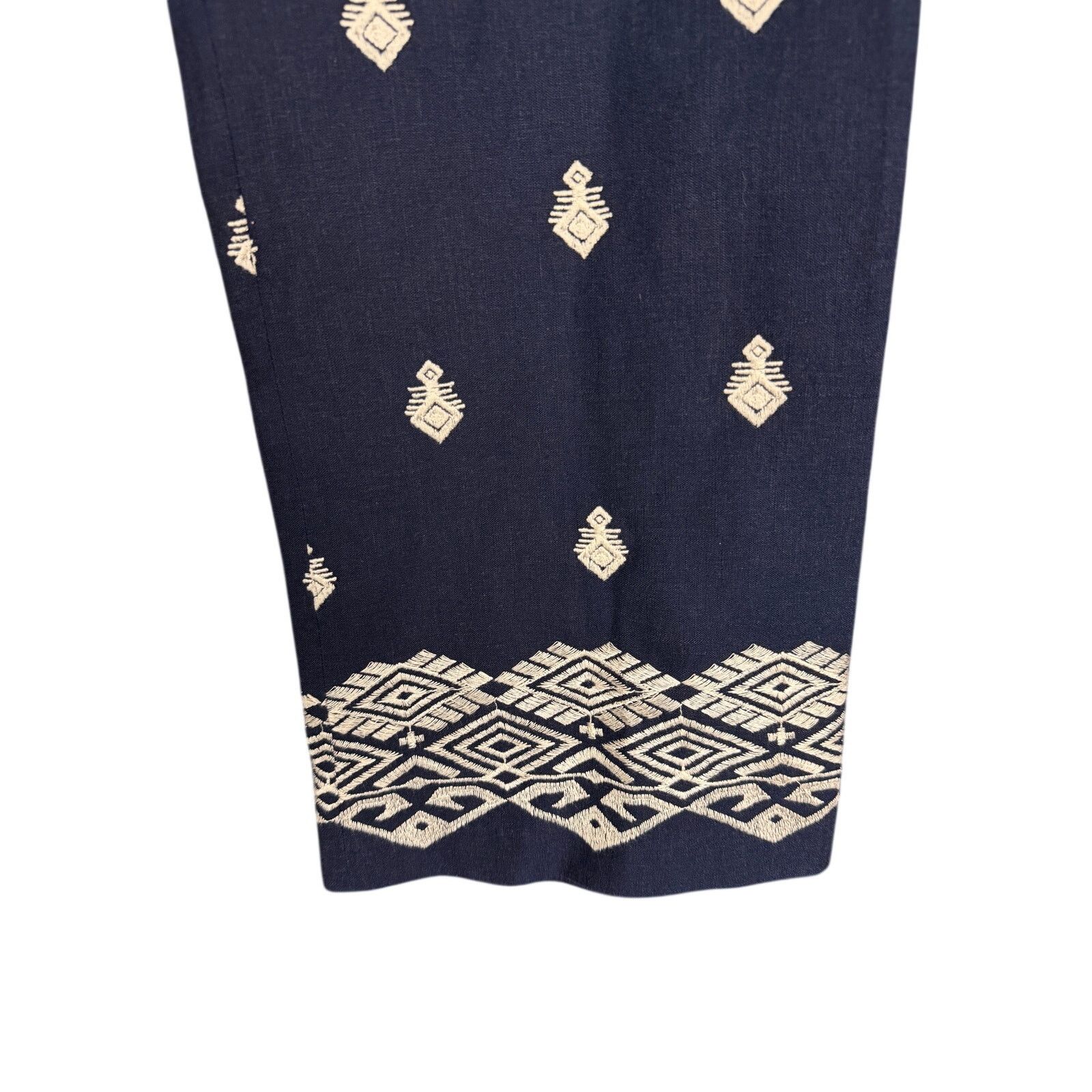 Zara Zara High Waisted Women's Wide Leg Boho Pants Culottes S Size 28" / US 6 / IT 42 - 2 Thumbnail
