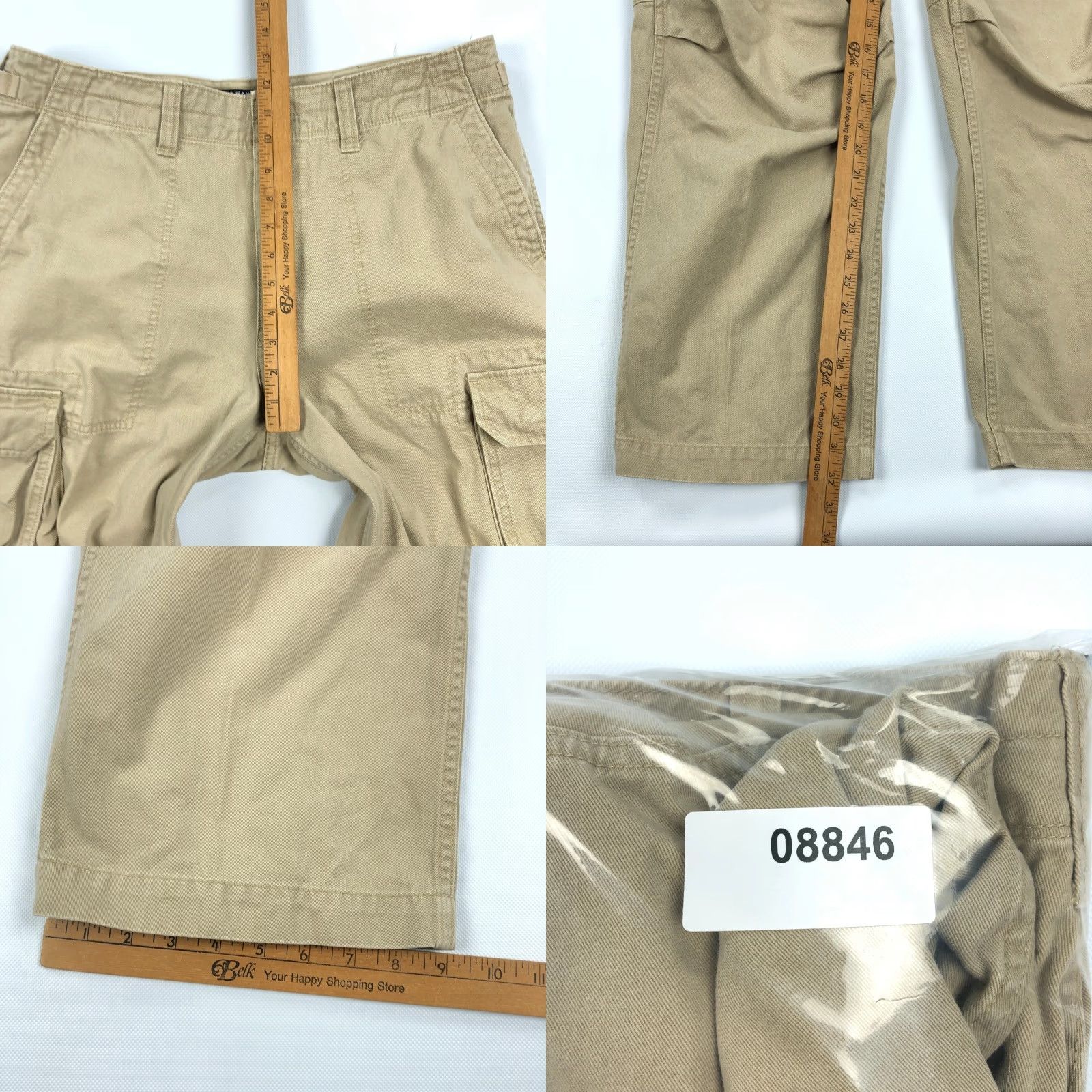Vintage Polo Jeans Co. Ralph Lauren Men's Cargo Pants 34x32 Khaki Cotton Outdoor Casual Pants Size US S / EU 44-46 / 1 - 9 Thumbnail