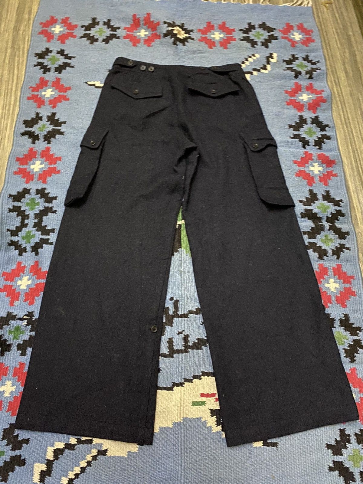 Margaret Howell MHL Japan Exclusive Wool Baggy Cargo Parachute Style Size US 30 / EU 46 - 8 Thumbnail