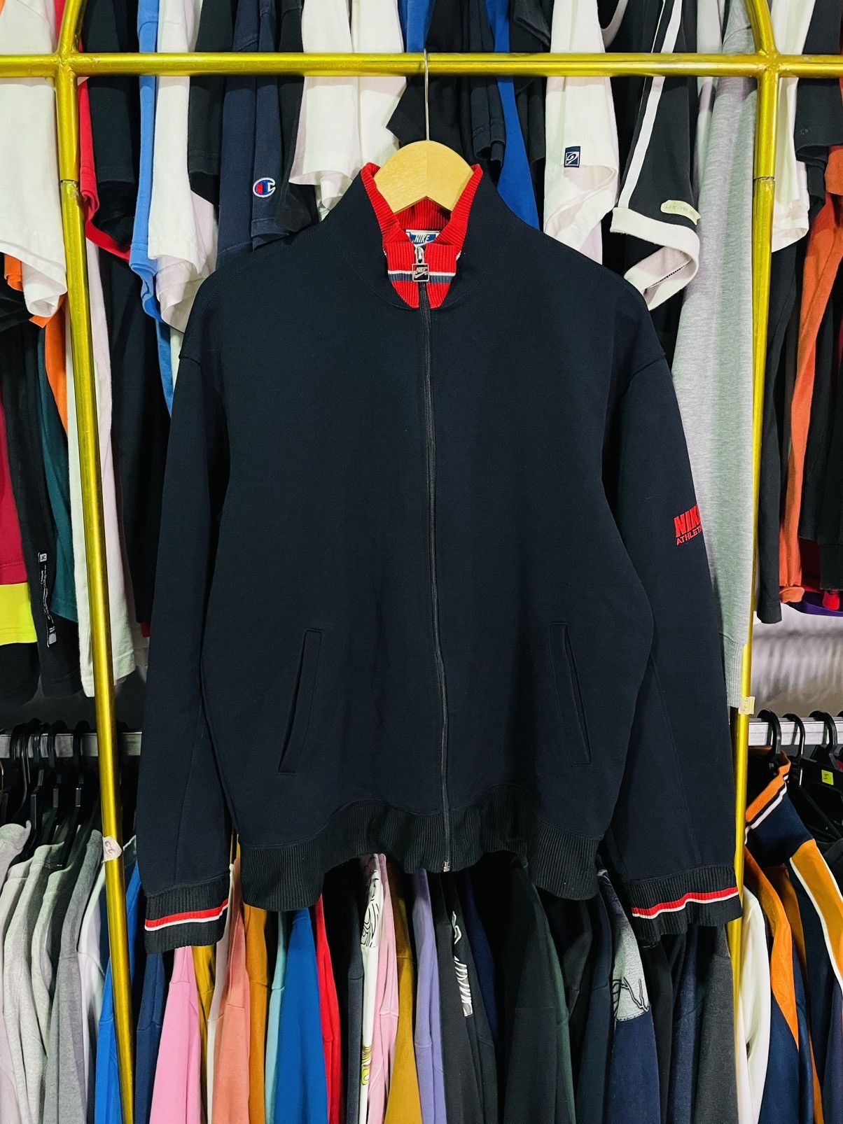 Nike Vintage 80s Nike Track Jacket Size US M / EU 48-50 / 2 - 1 Thumbnail