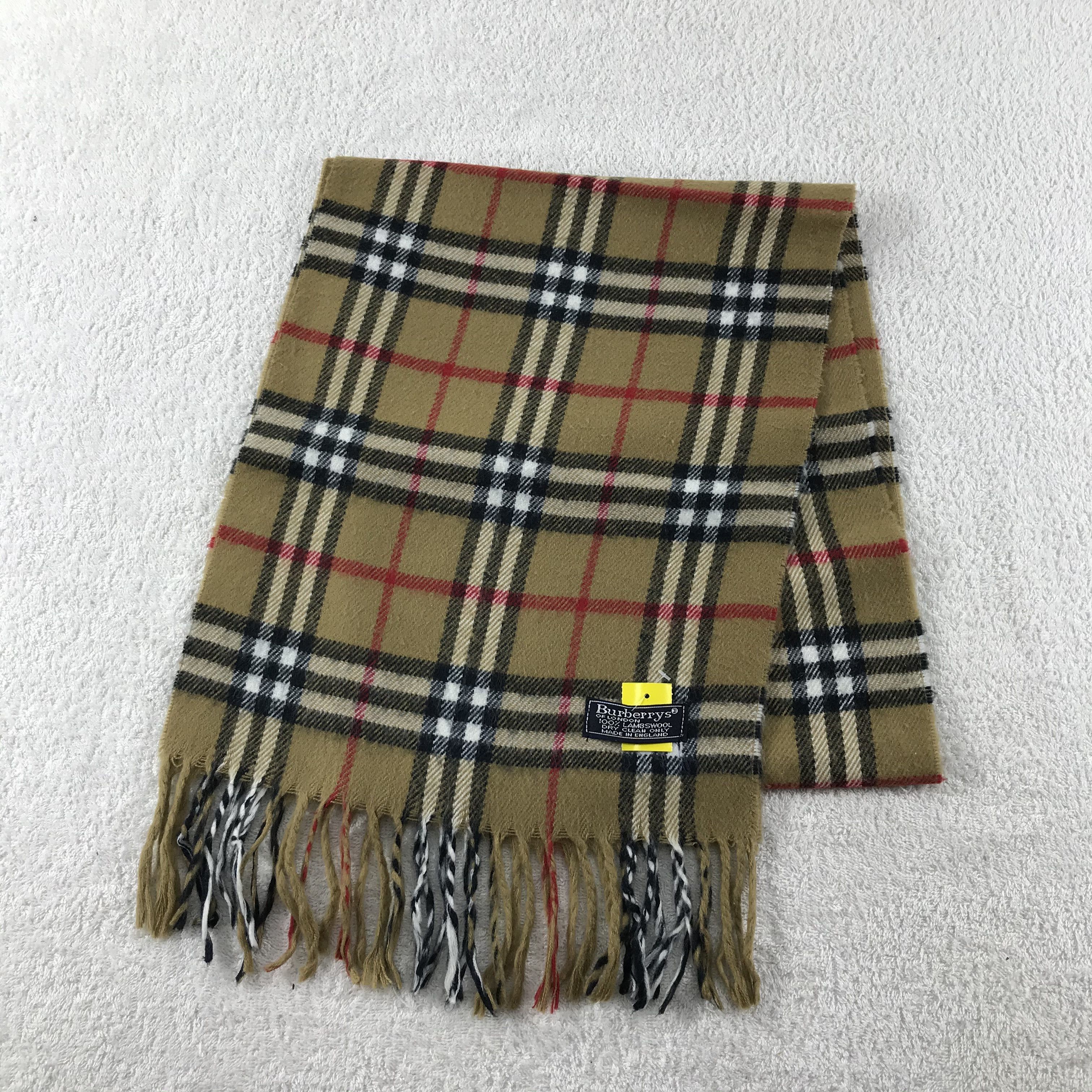 Burberry Vintage Burberry Scarf Nova Check Muffler Winter Wool Size ONE SIZE - 3 Thumbnail