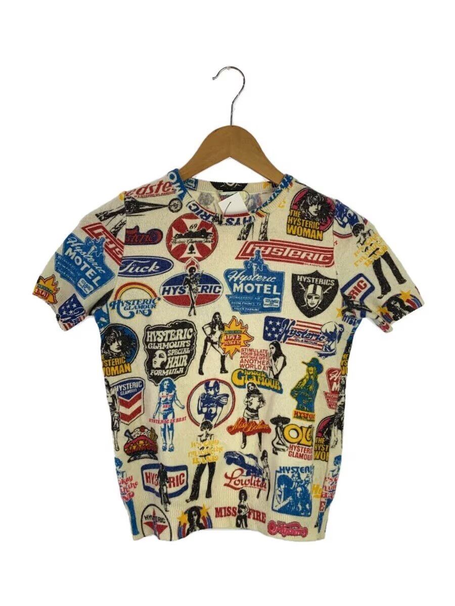 Hysteric Glamour Multi Logo Short Sleeve Wool Knit Sweater Size M / US 6-8 / IT 42-44 - 1 Thumbnail