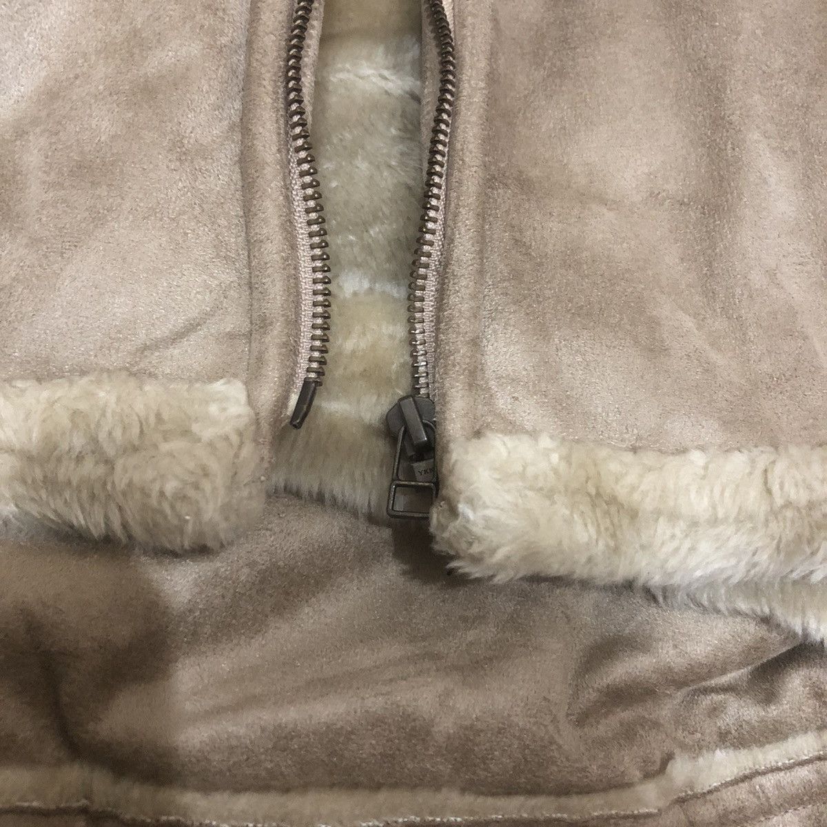 Kansai Yamamoto Kansai Yamamoto Polyster Suede Zipper Jacket Size US L / EU 52-54 / 3 - 12 Thumbnail