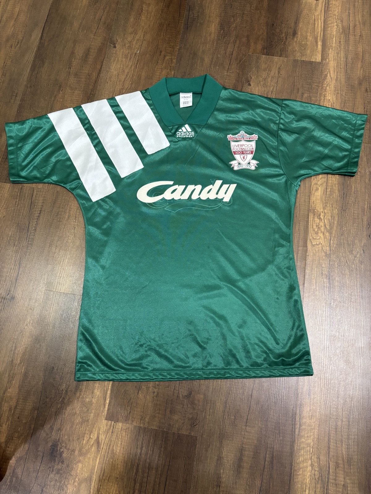 Adidas × Vintage Vintage Adidas Liverpool Jersey Carlsberg REPLACED TO CANDY Size US M / EU 48-50 / 2 - 18 Thumbnail