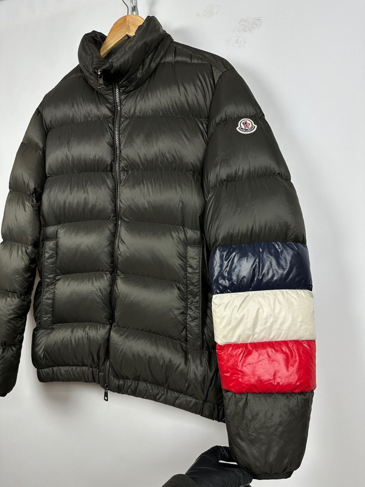 Moncler Moncler Willm Giubbotto Olive Green Down Puffer Jacket Size US XL / EU 56 / 4 - 6 Thumbnail