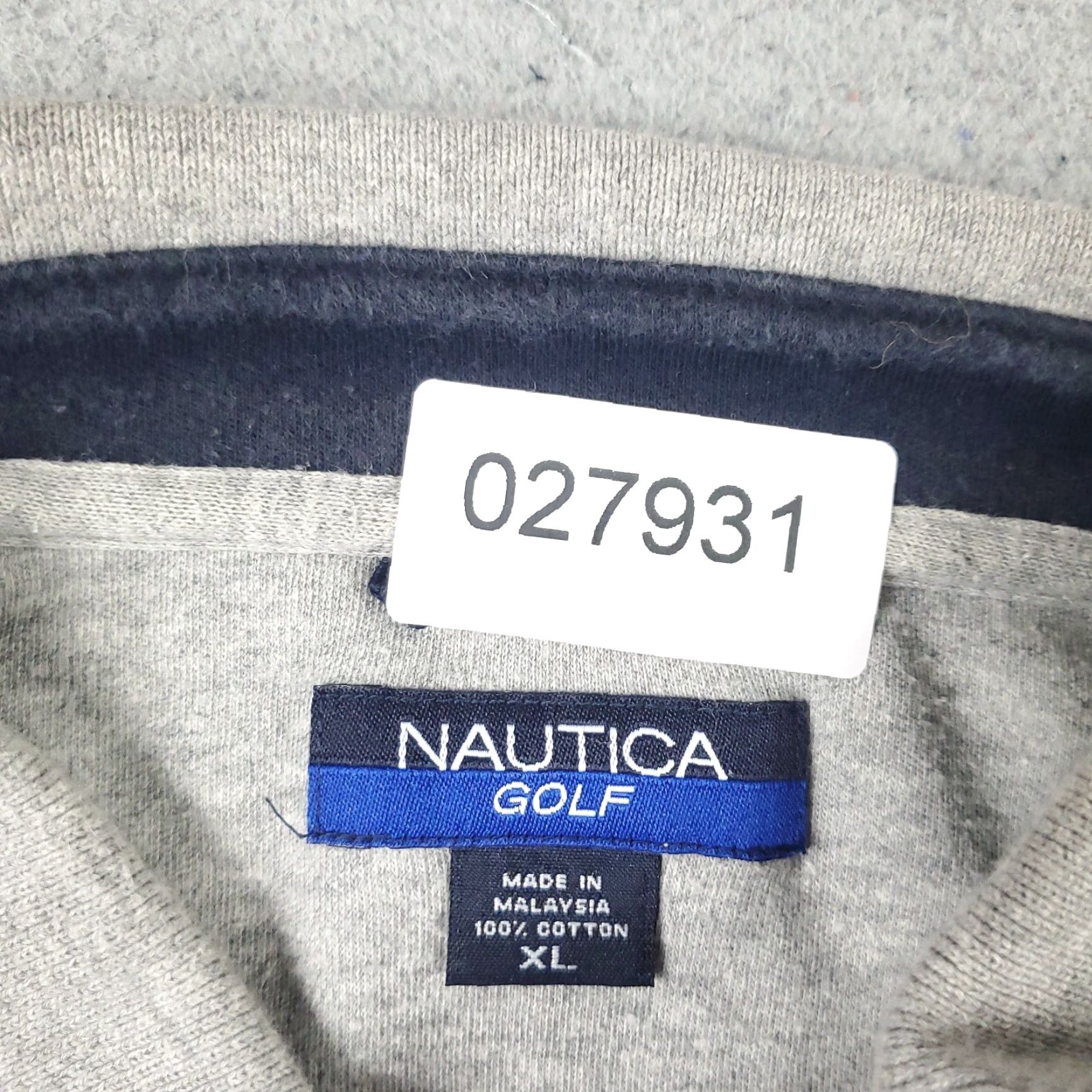 Nautica Nautica Polo Shirt Mens XL Gray Golf Casual Short Sleeve Adult Size US XL / EU 56 / 4 - 7 Thumbnail