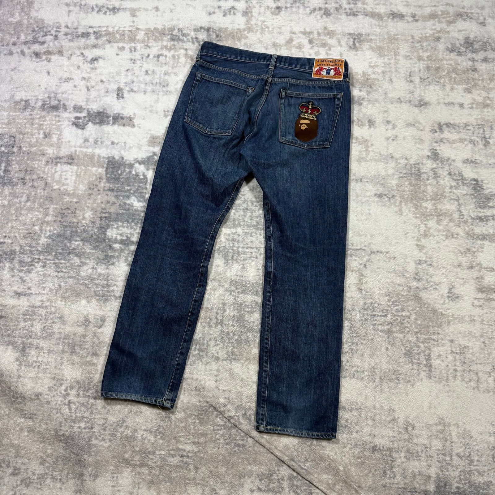 Bape × Nigo Authentic Bape 2000’s Crown Jeans 30 Size US 30 / EU 46 - 1 Thumbnail