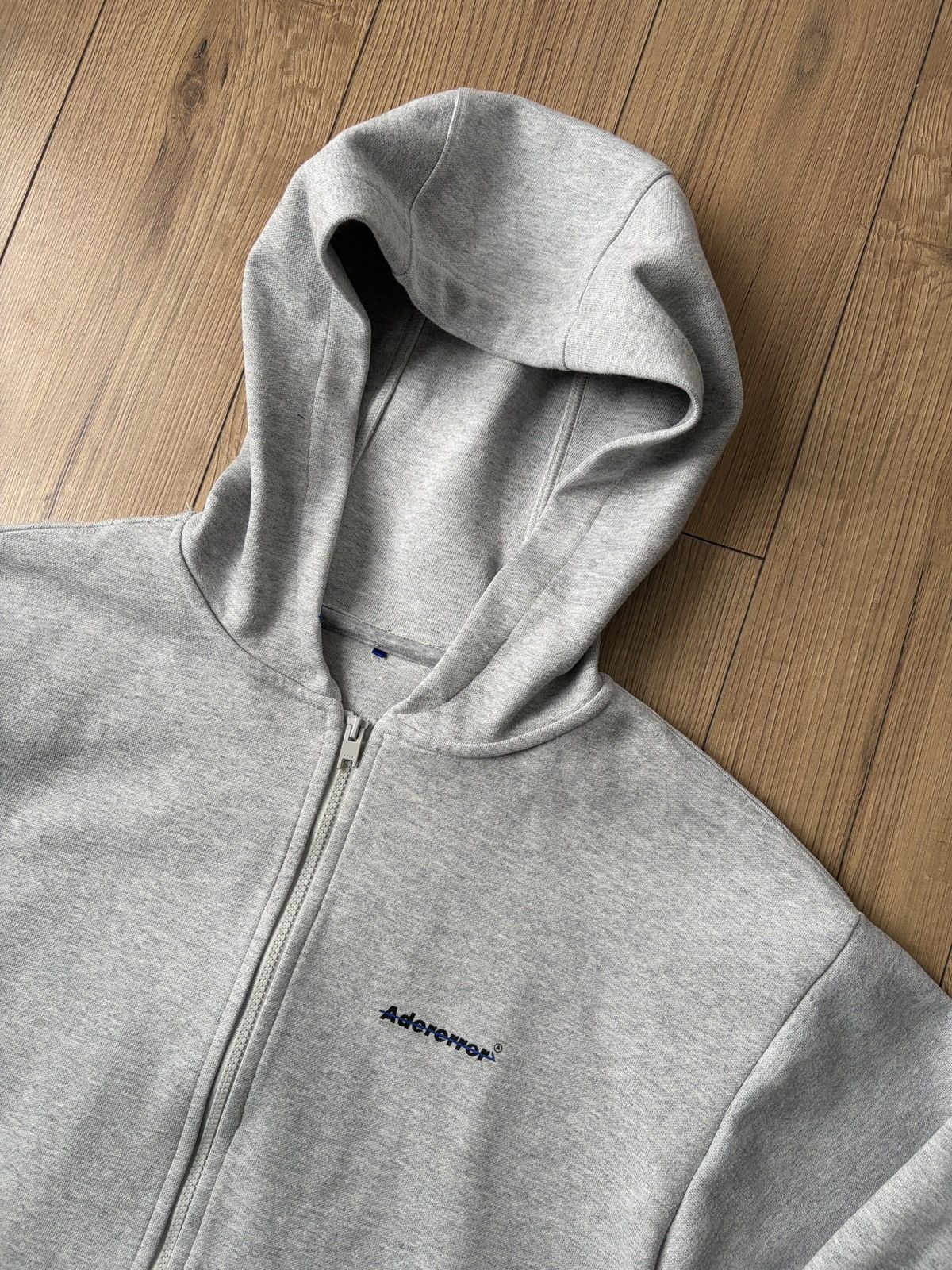 Ader Error Adder Error Gray Zip Heavy Hoodie Size US L / EU 52-54 / 3 - 4 Thumbnail
